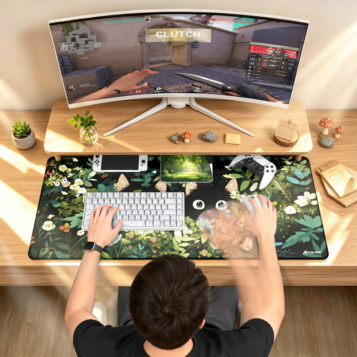 ATTACK SHARK CM02PRO eSport Gaming Muismat (900x400x4 MM)
