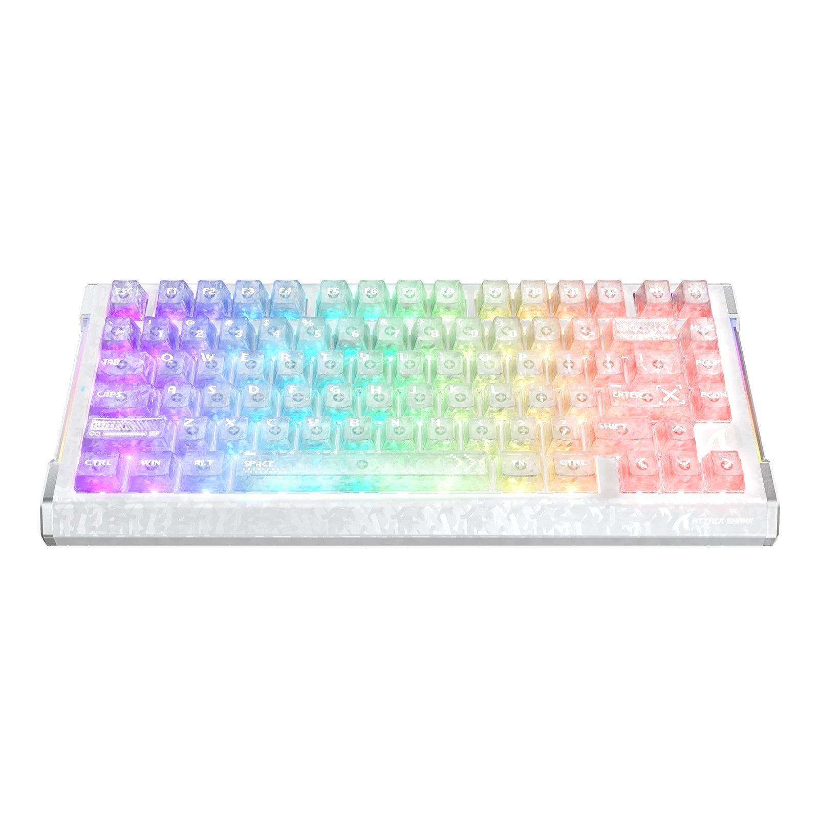ATTACK SHARK R86 HE-toetsenbord met koolstofvezel, snelle trigger en magnetische schakelaars