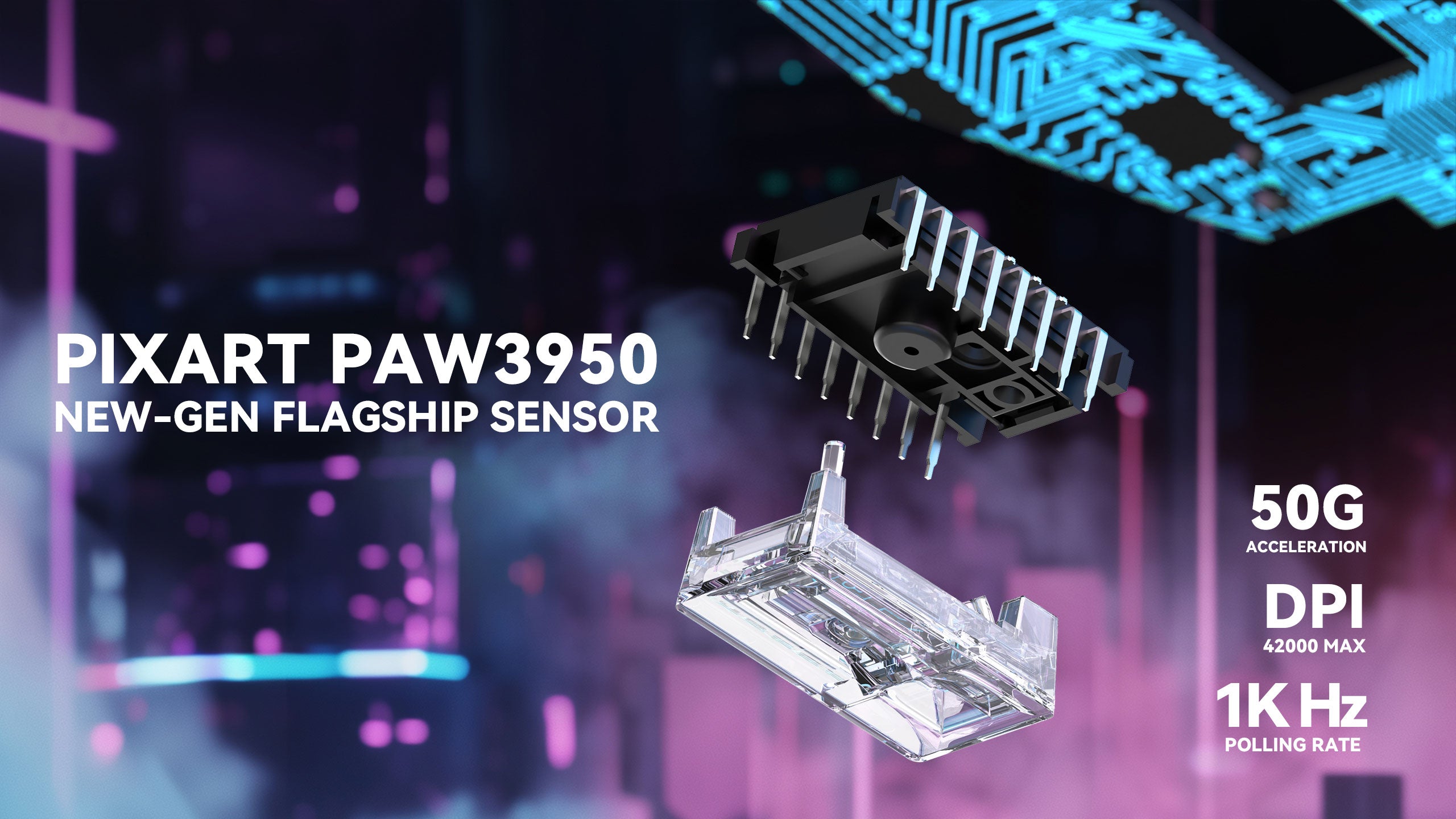 ATTACK SHARK X3MAX PAW3950 Draadloze Gaming Muis