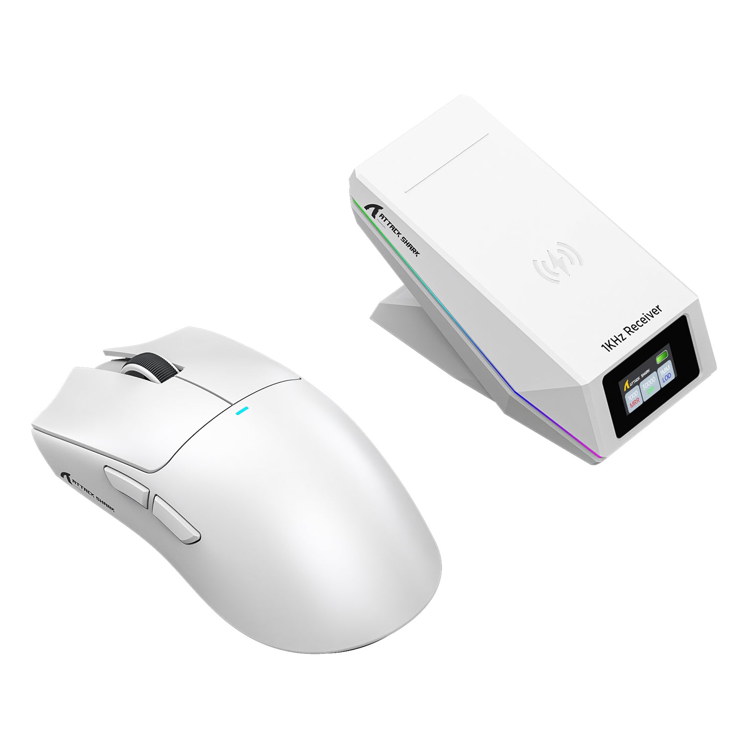 ATTACK SHARK X11 PRO V2 Draadloze Gaming Muis met TFT Display Oplaadstation met C06 Opgerolde Kabel
