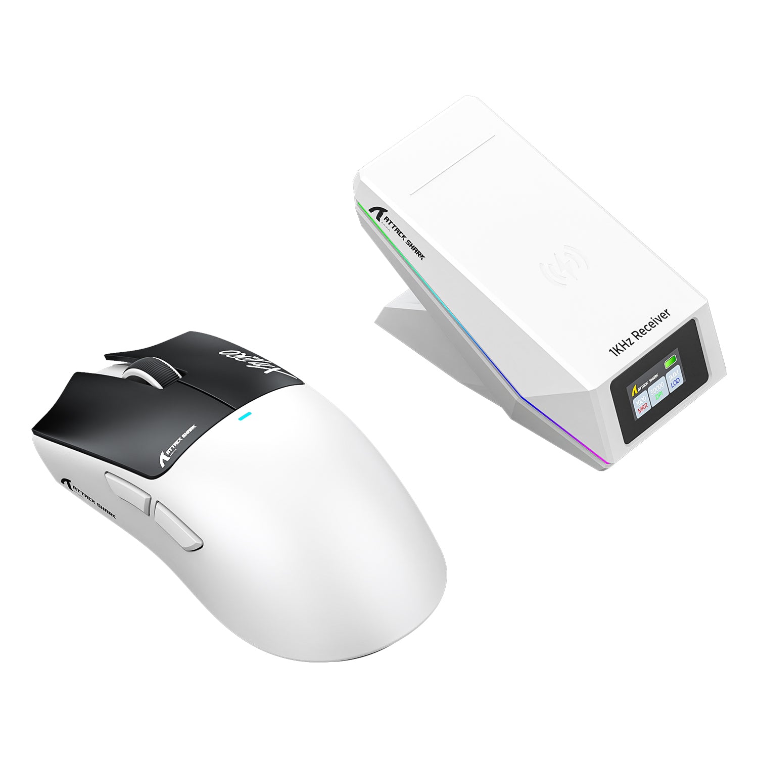 ATTACK SHARK X11 PRO V2 Draadloze Gaming Muis met TFT Display Oplaadstation met C06 Opgerolde Kabel