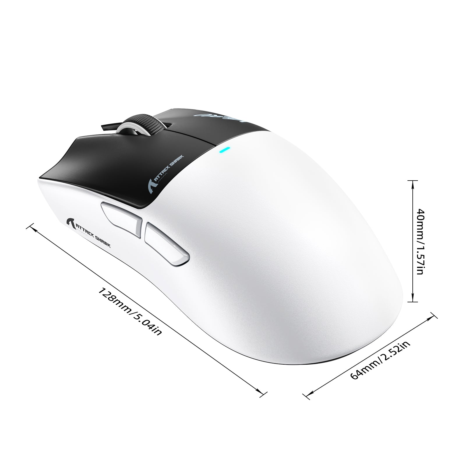 ATTACK SHARK X11 PRO V2 Draadloze Gaming Muis met TFT Display Oplaadstation