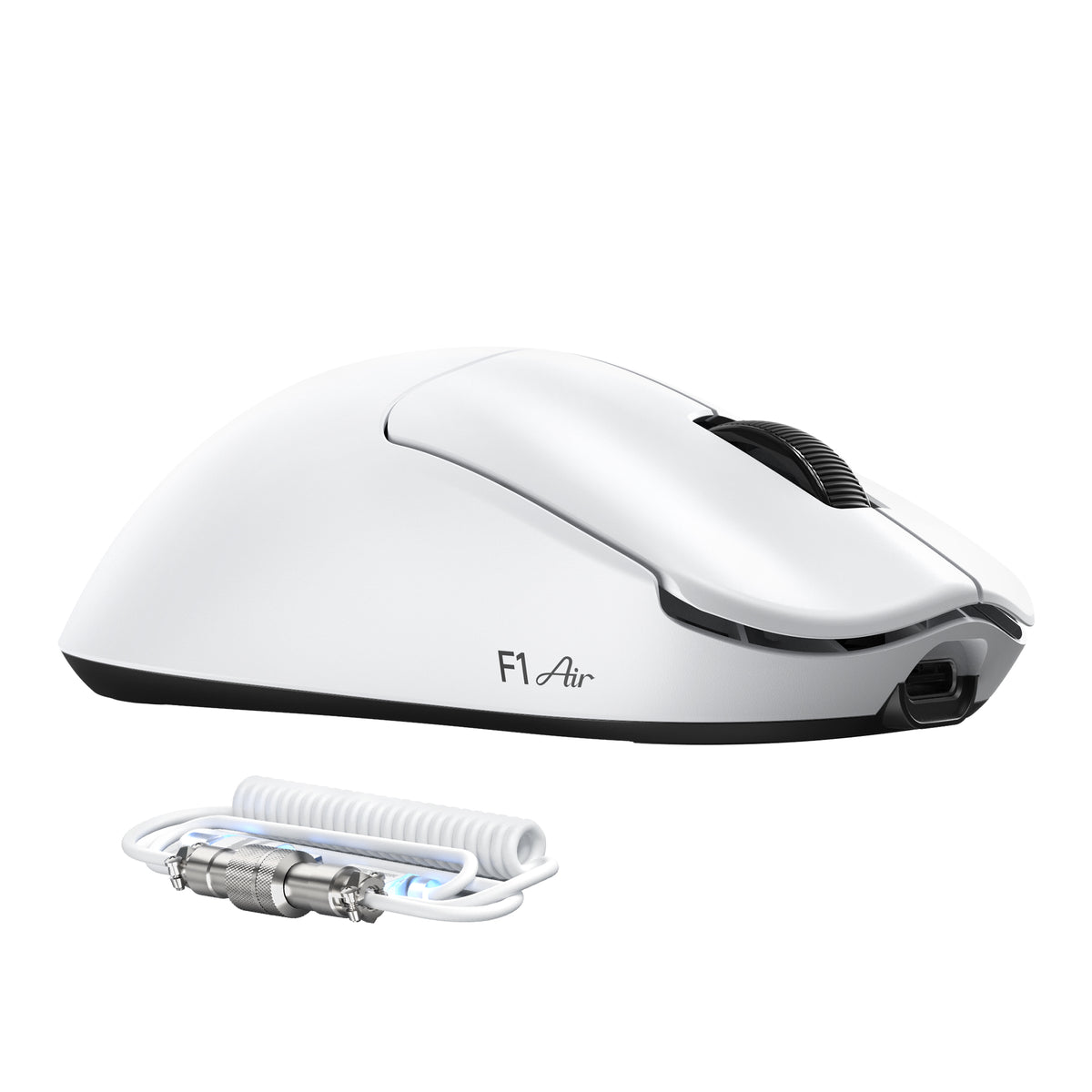 ATTACK SHARK F1 AIR 39g draadloze gamingmuis met PAW3955MAX en C06 Ultra-kabel