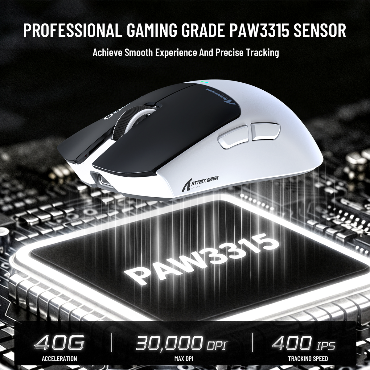 ATTACK SHARK X11 PRO V2 Draadloze Gaming Muis met TFT Display Oplaadstation met C06 Opgerolde Kabel