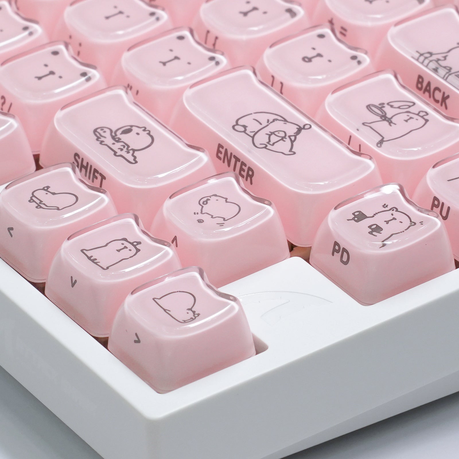 ATTACK SHARK SK05 118/119 toetsen, PBT-keycaps, MOA, ANSI