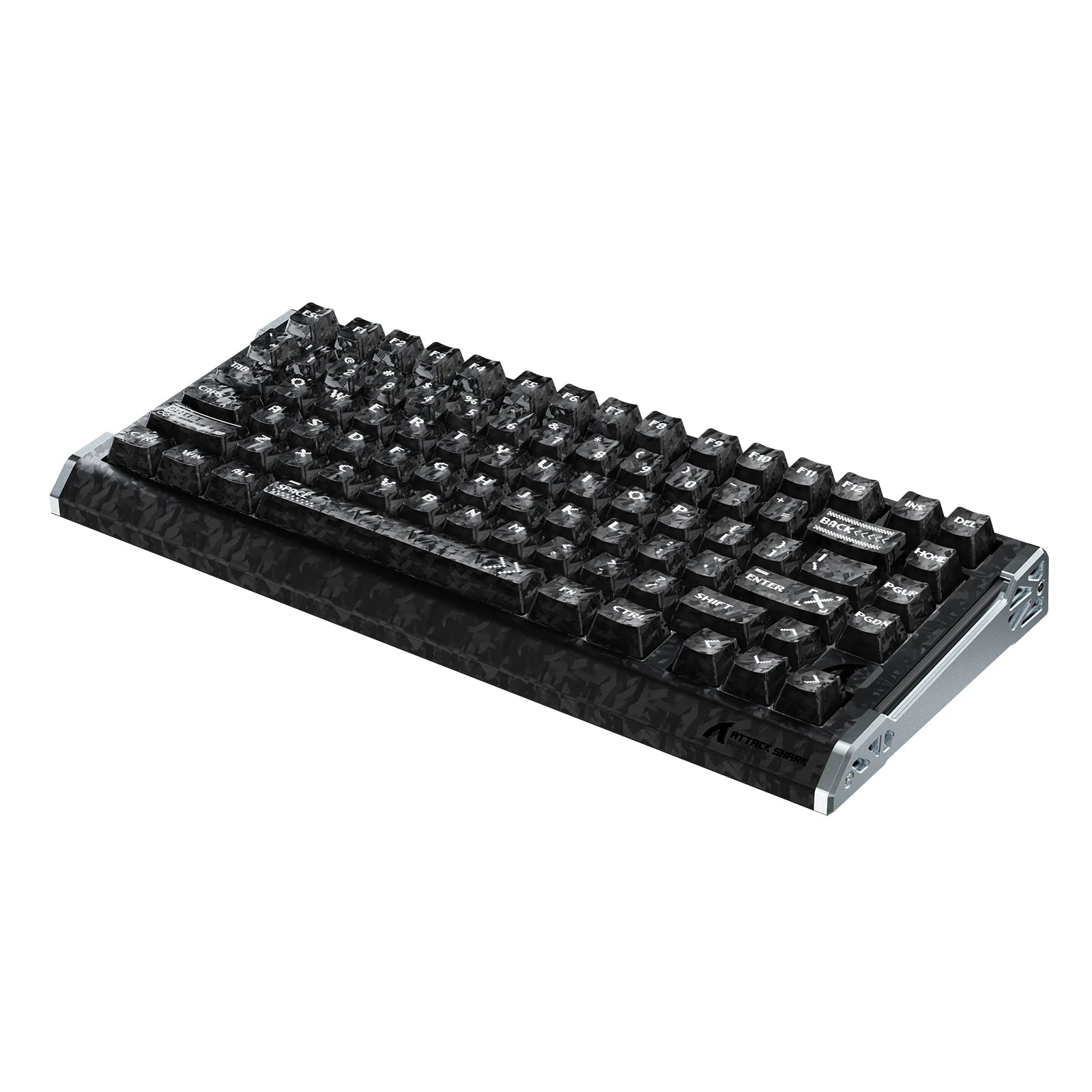 ATTACK SHARK R86 HE-toetsenbord met koolstofvezel, snelle trigger en magnetische schakelaars
