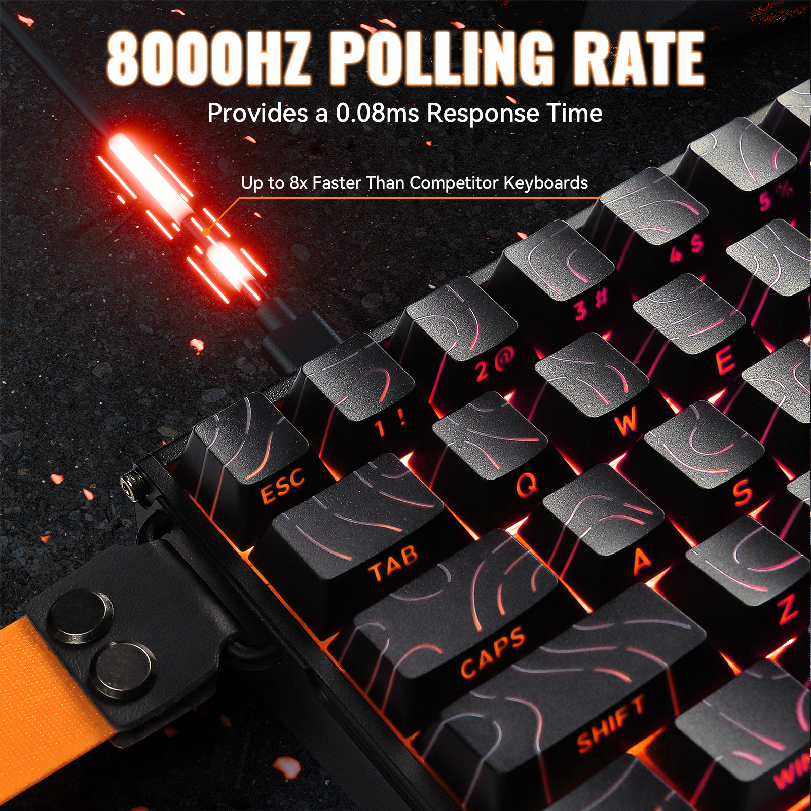 ATTACK SHARK X68MAX HE Rapid Trigger Aluminium Toetsenbord Magnetische Schakelaar