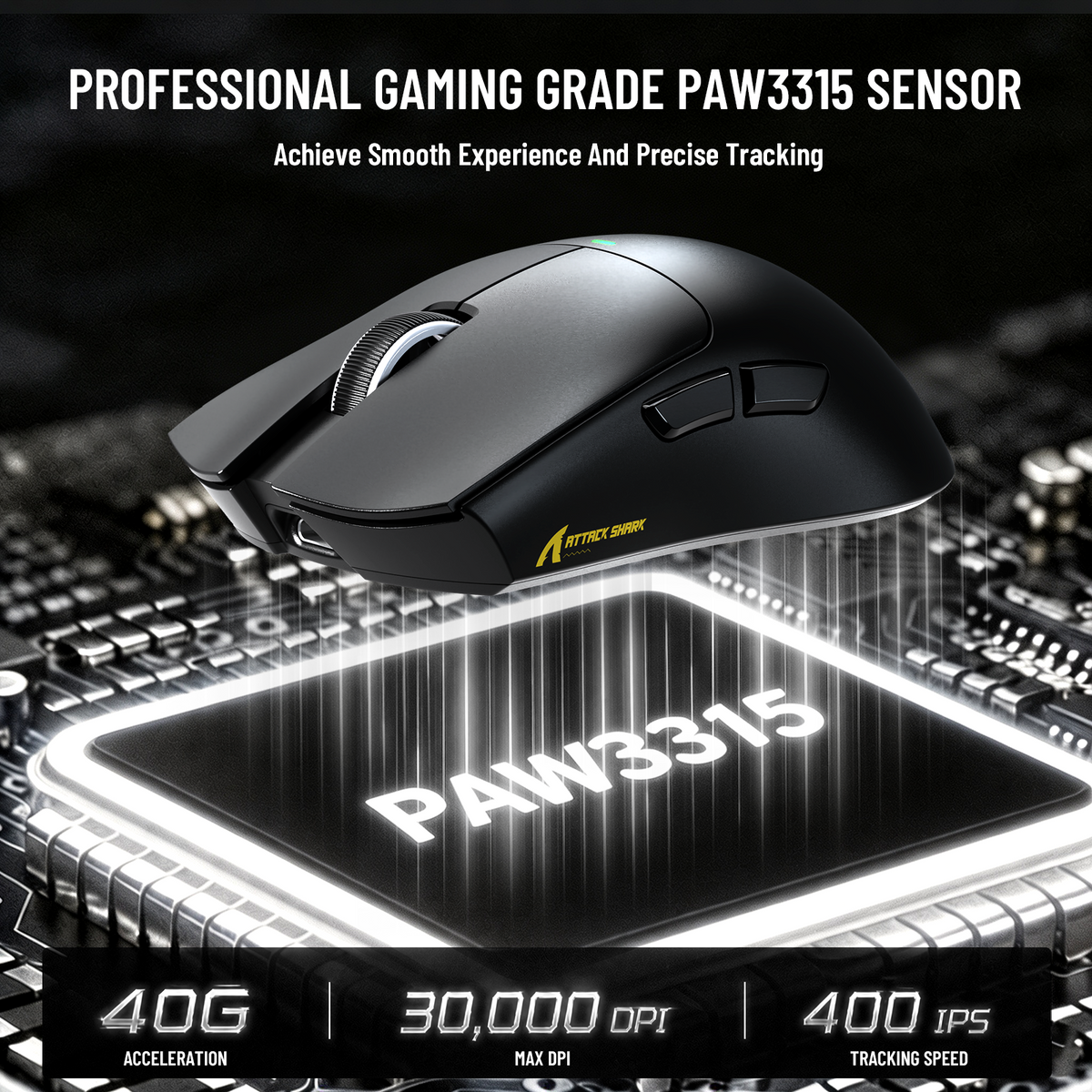 ATTACK SHARK X11 PRO V2 Draadloze Gaming Muis met TFT Display Oplaadstation met C06 Opgerolde Kabel