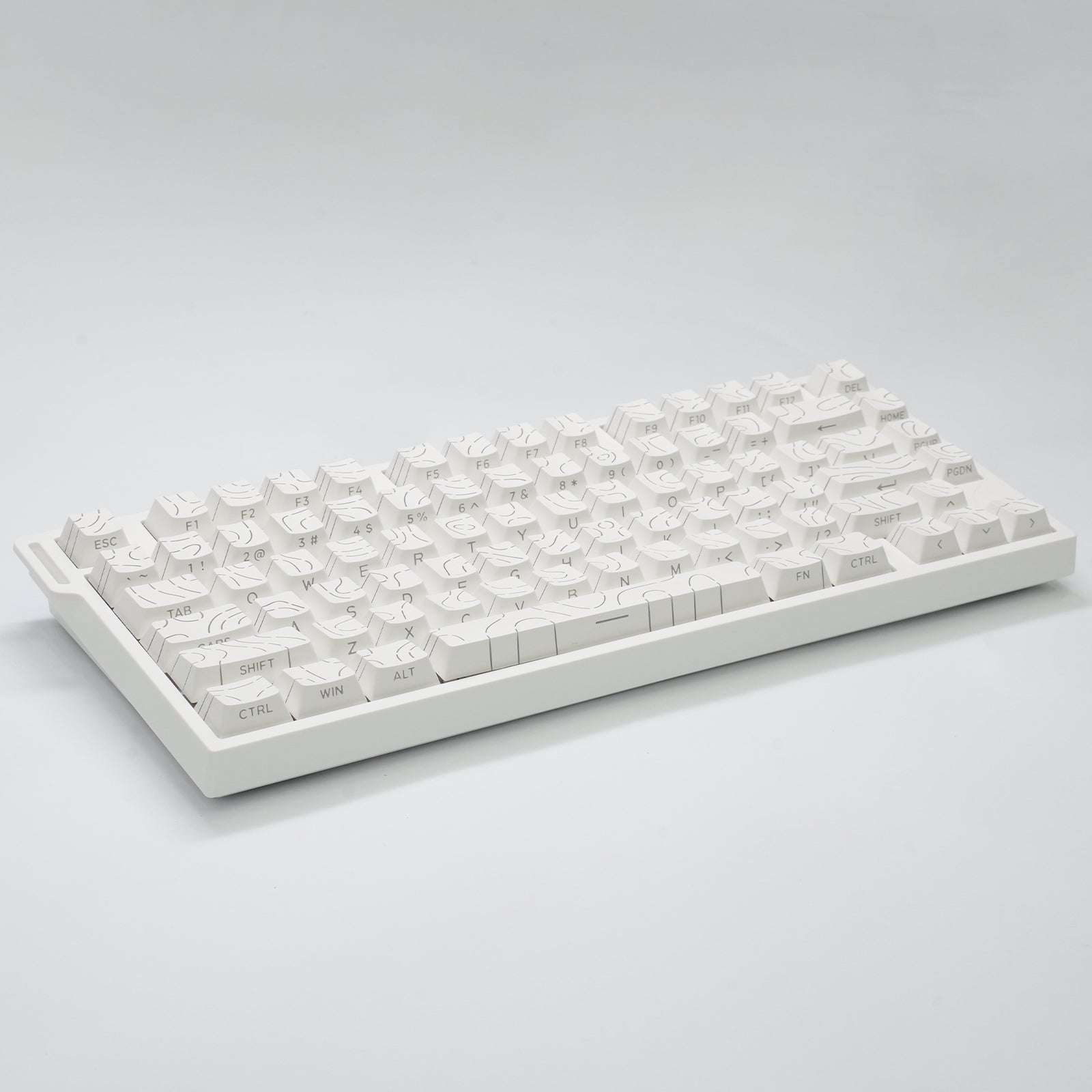 ATTACK SHARK SK06 135 toetsen, doorschijnende keycaps, ANSI/ISO