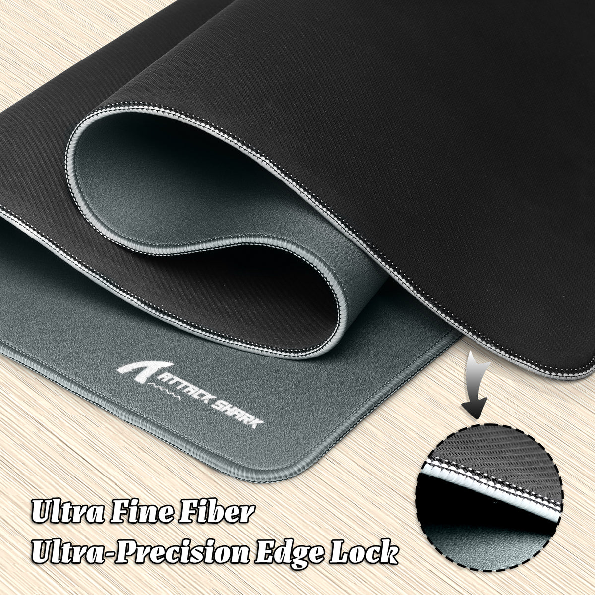 ATTACK SHARK CM02PRO eSport Gaming Muismat (900x400x4 MM)