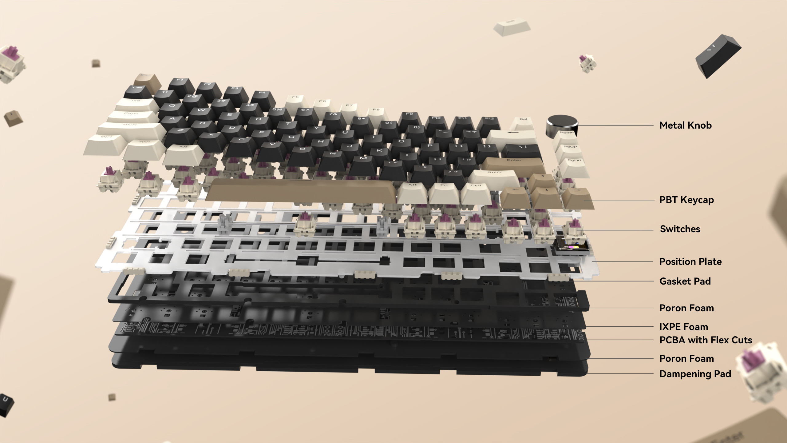 ATTACK SHARK X85PRO Tri-mode Gasket Mechanical Keyboard