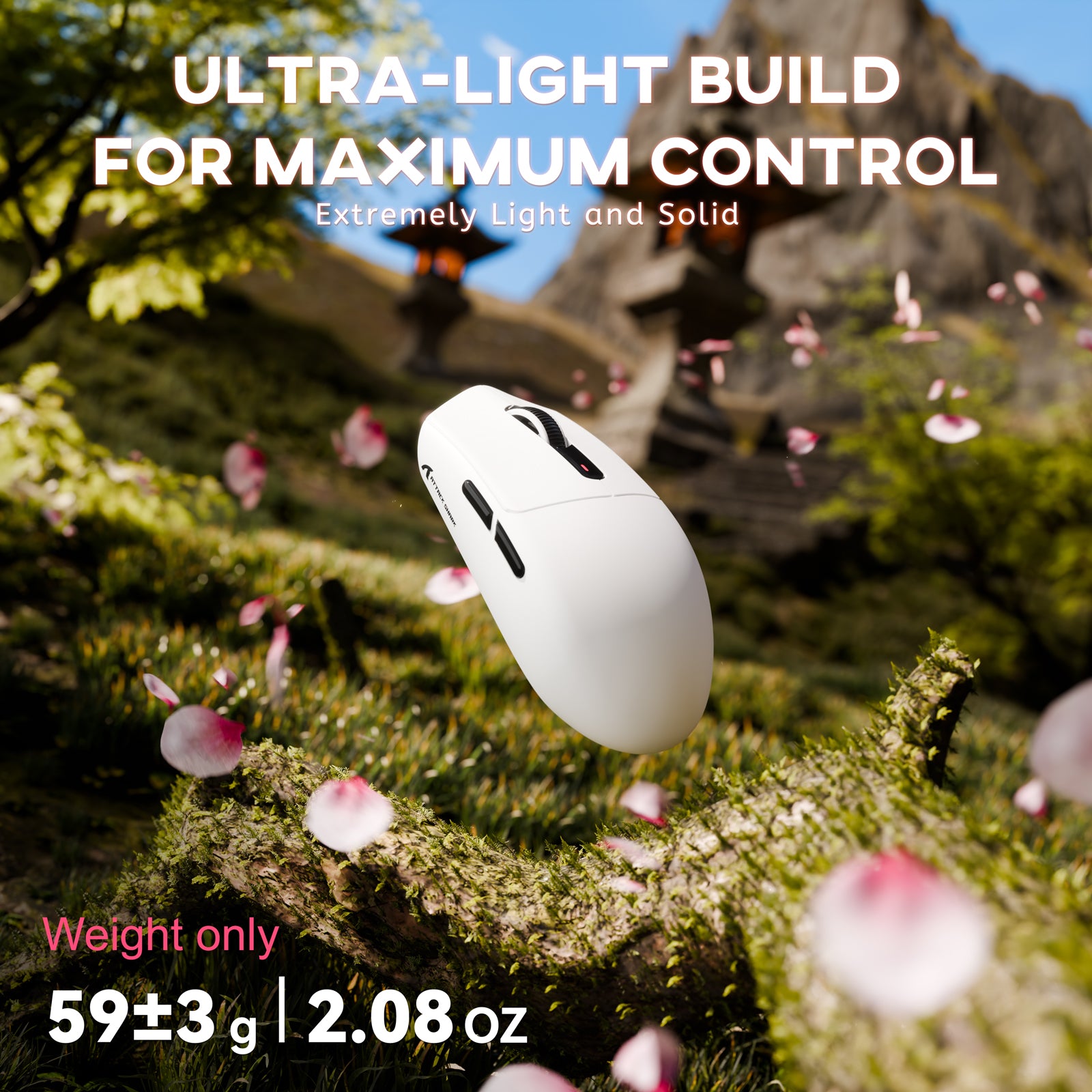 ATTACK SHARK G3 Tri-mode Wireless Gaming Mouse 25000 DPI Ultra Lightweight