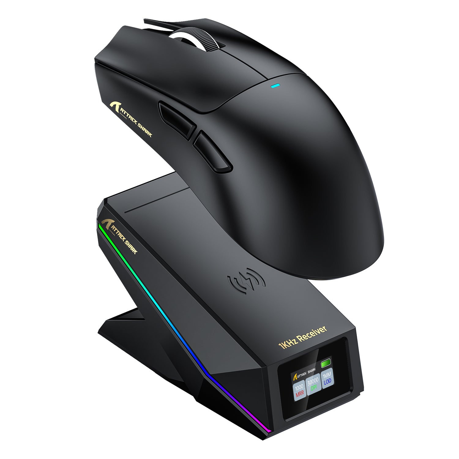 ATTACK SHARK X11 PRO V2 Draadloze Gaming Muis met TFT Display Oplaadstation met C06 Opgerolde Kabel