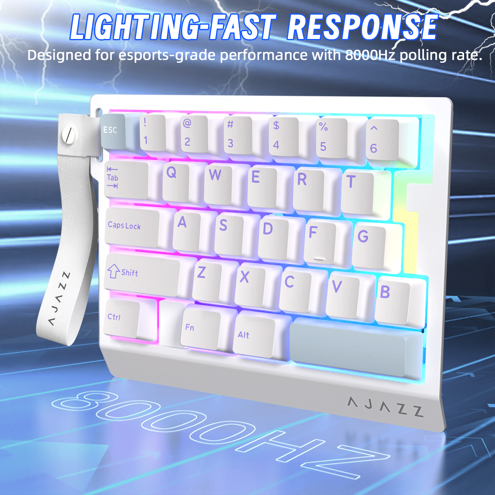 ATTACK SHARK X AJAZZ AK029 Bedraad Eenhandig Gaming Toetsenbord