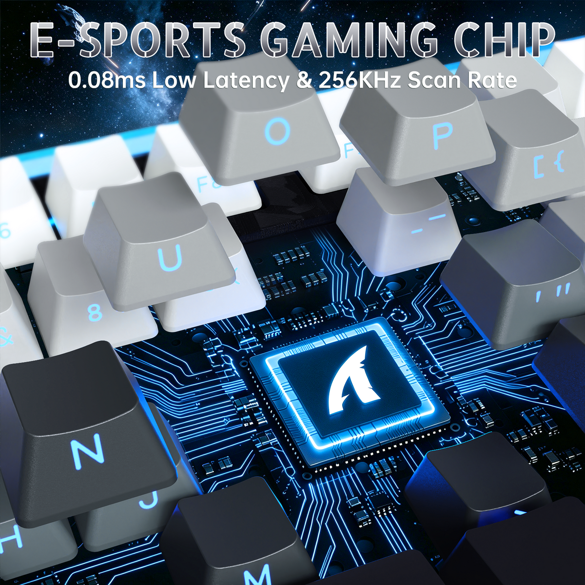 ATTACK SHARK R98 HE Carbon Fiber Bedraad Sneltoets Magnetische Schakelaar Toetsenbord Met C01 Ultra RGB Opgerolde Kabel