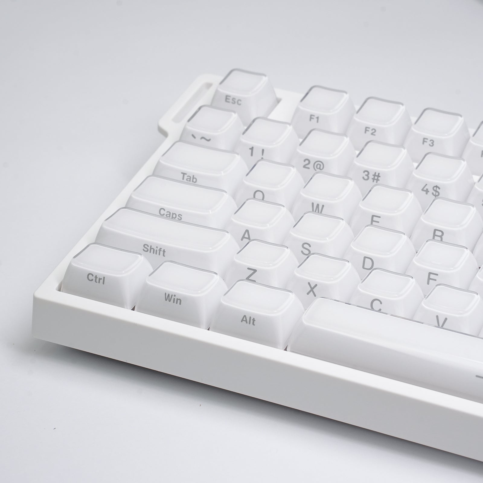 ATTACK SHARK SK03 136 toetsen, kristallen keycaps, ASA-profiel, ANSI/ISO