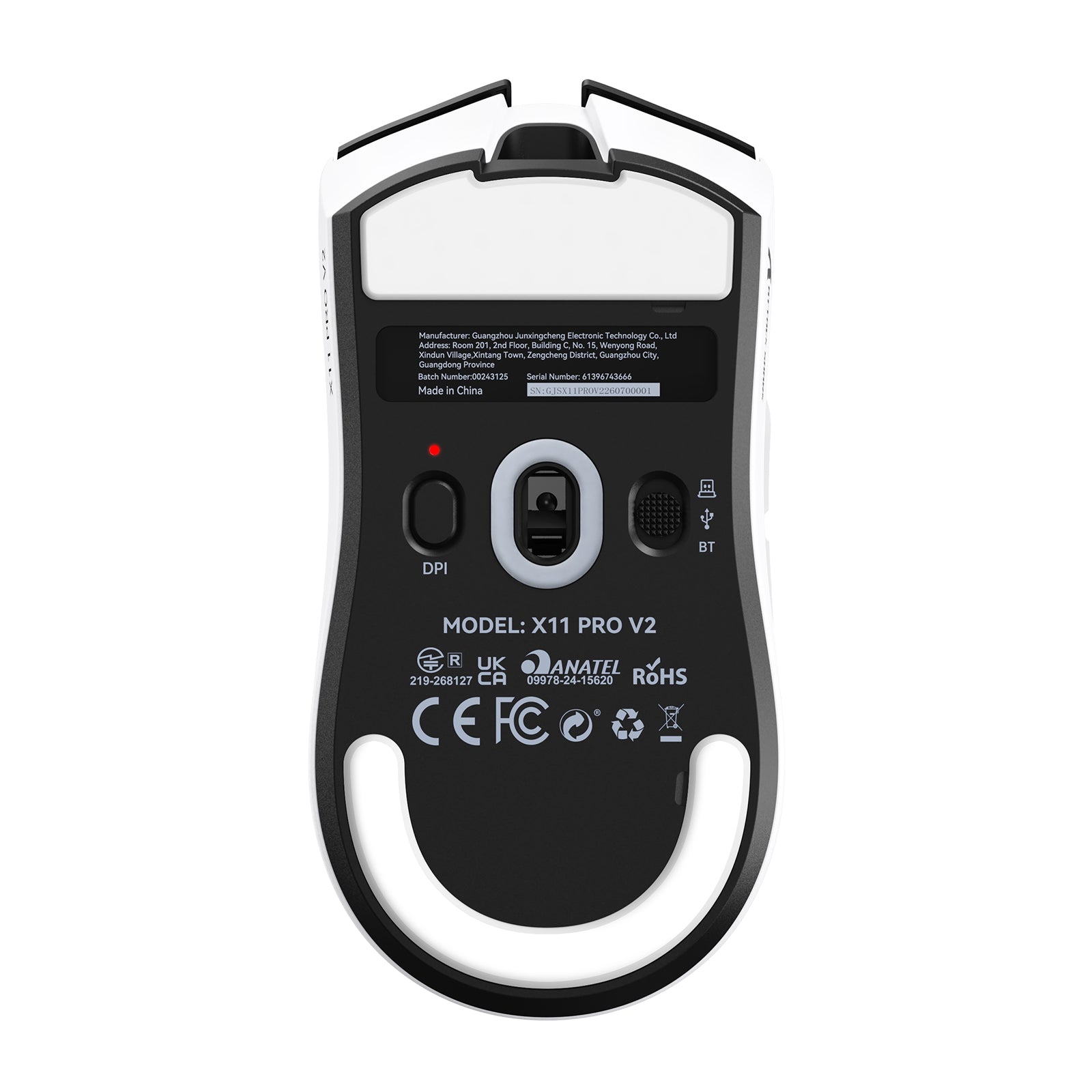 ATTACK SHARK X11 PRO V2 Draadloze Gaming Muis met TFT Display Oplaadstation