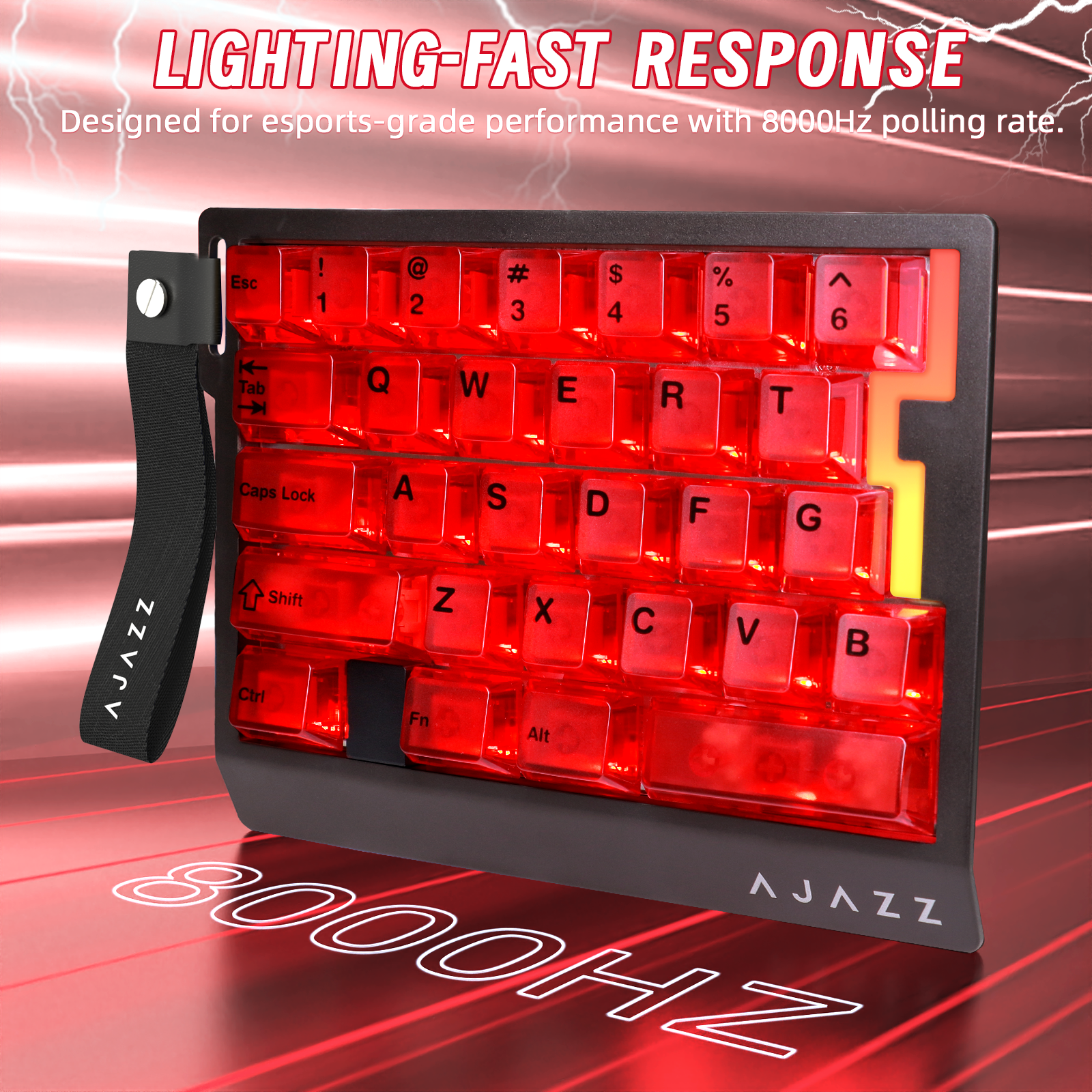 ATTACK SHARK X AJAZZ AK029 Bedraad Eenhandig Gaming Toetsenbord
