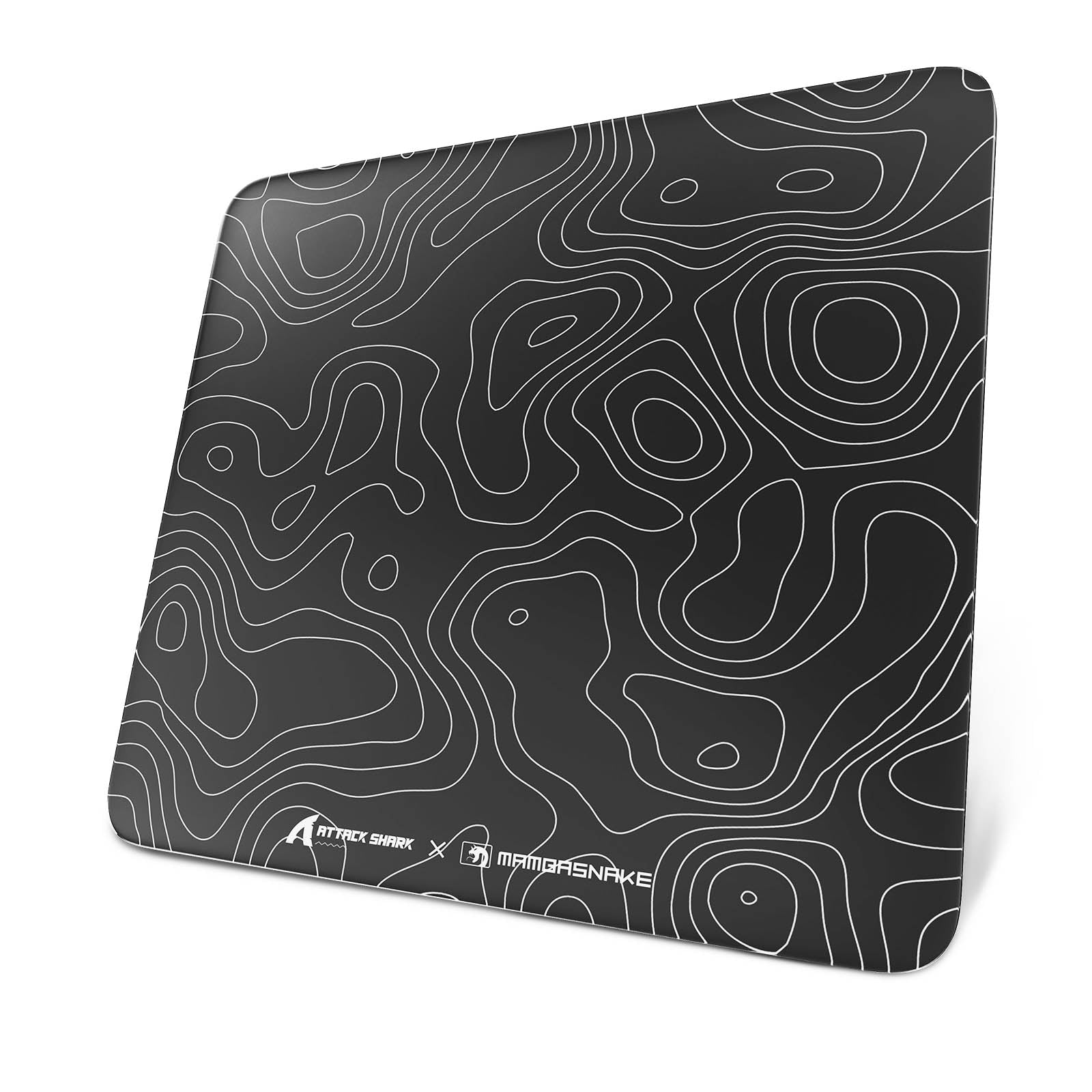 ATTACK SHARK CM05 Tempered Glass Gaming Mouse Pad with Contour Design
