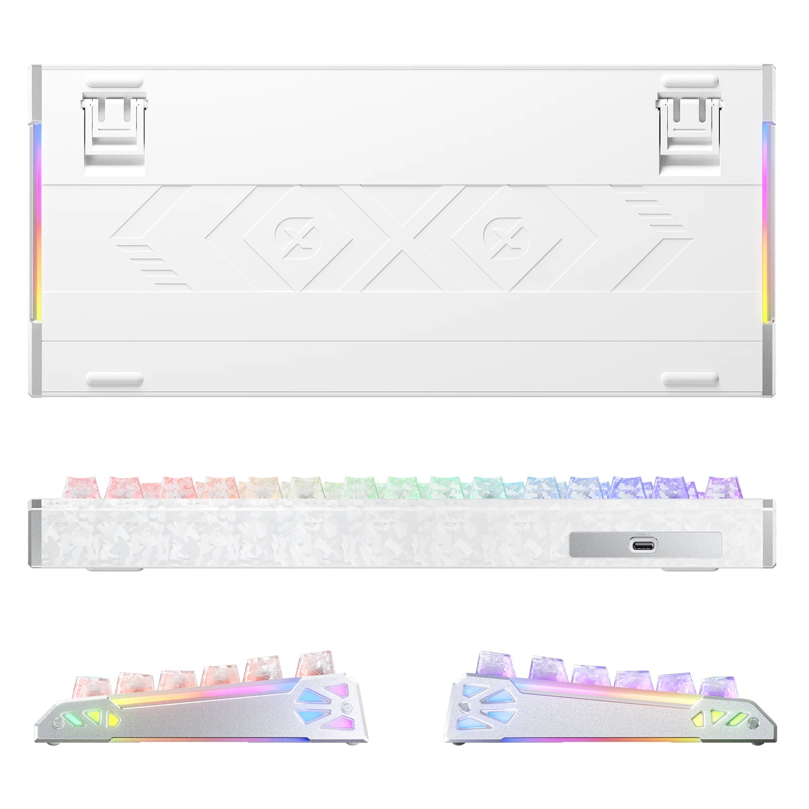 ATTACK SHARK R86 HE-toetsenbord met koolstofvezel, snelle trigger en magnetische schakelaars