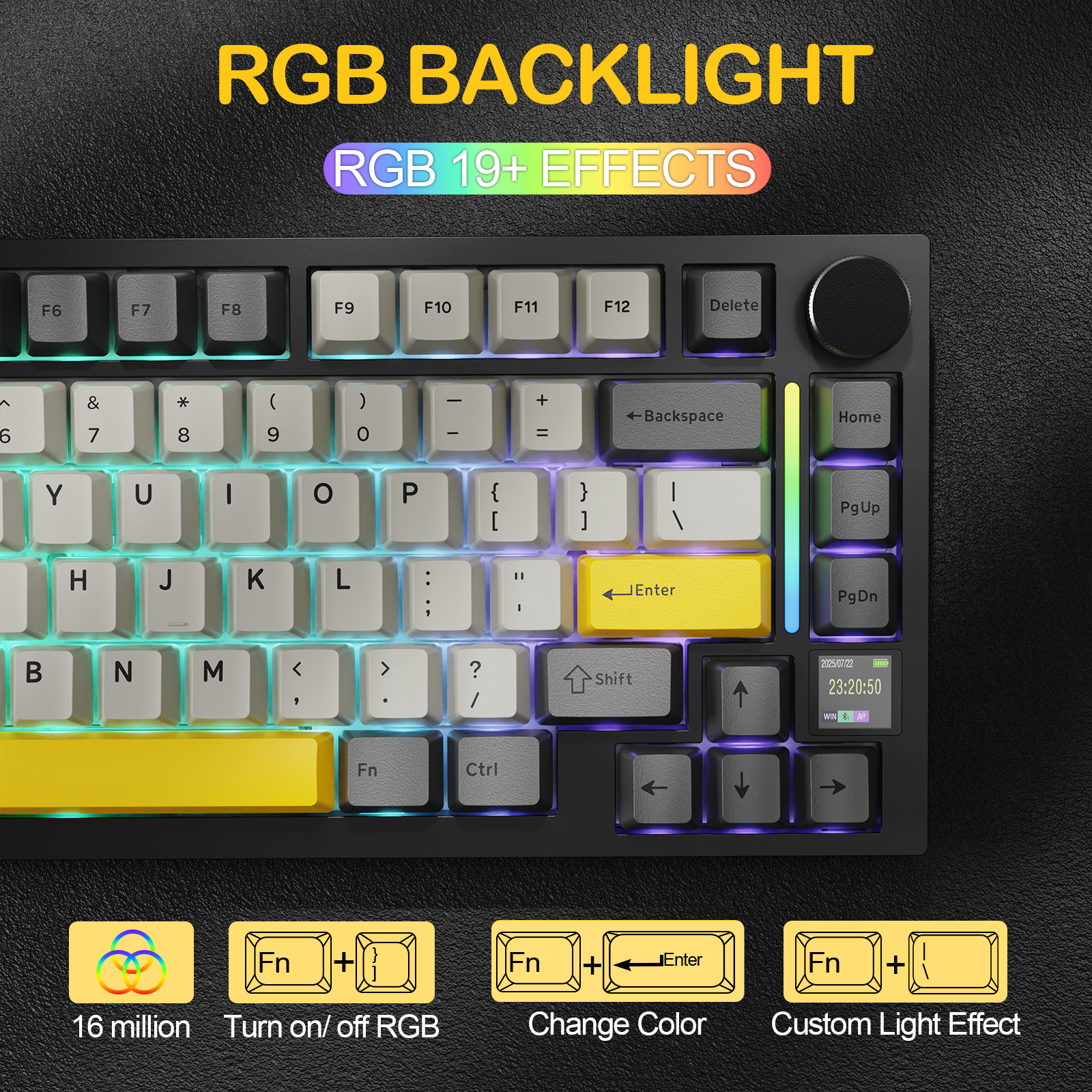 ATTACK SHARK X820Ultra Tri-mode Gasket Mechanical Keyboard