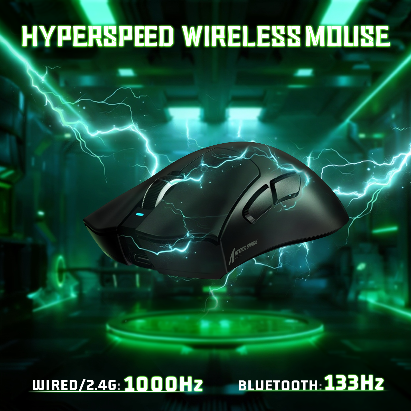 ATTACK SHARK V3 Ultra-Lichte Driemodi Gaming Muis