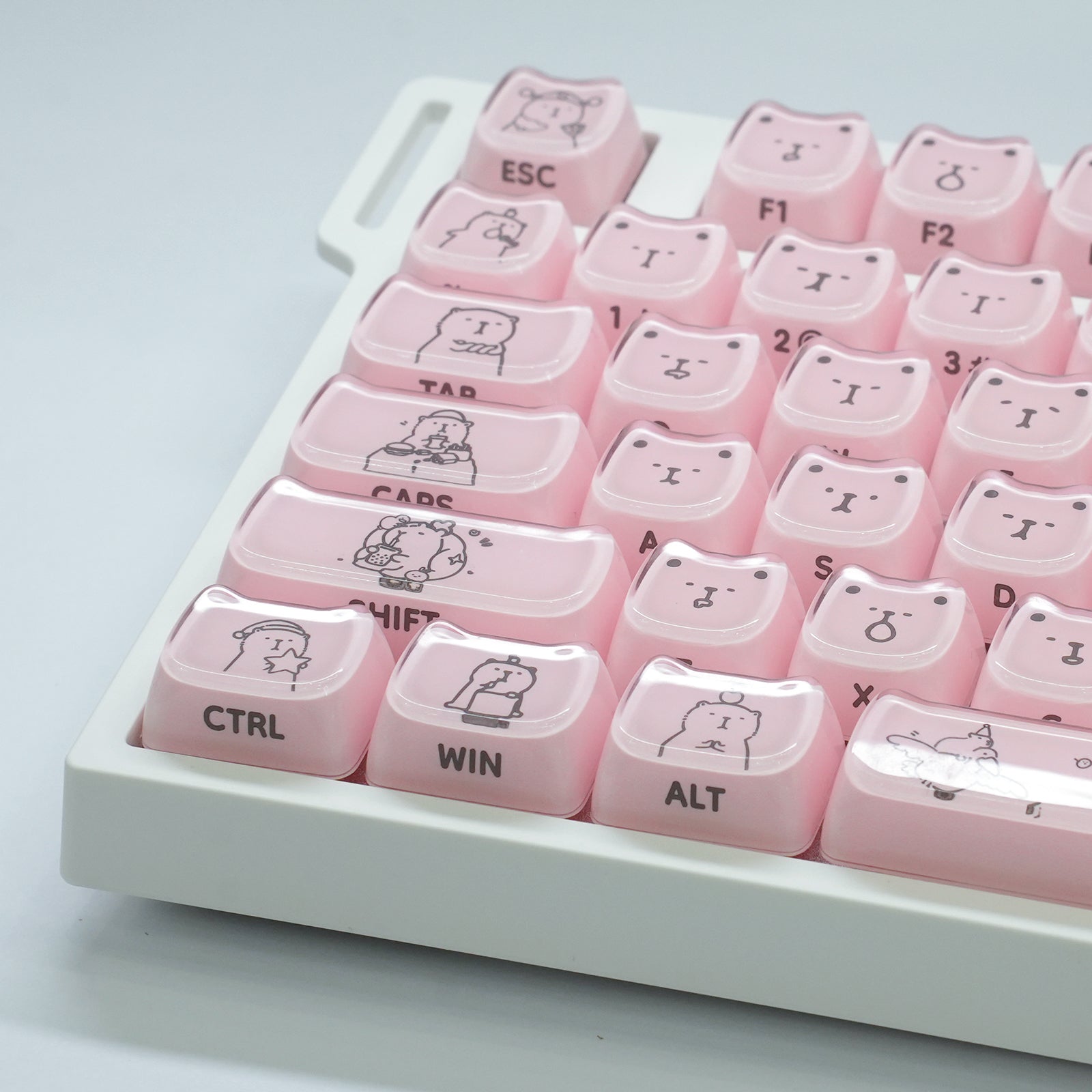 ATTACK SHARK SK05 118/119 toetsen, PBT-keycaps, MOA, ANSI