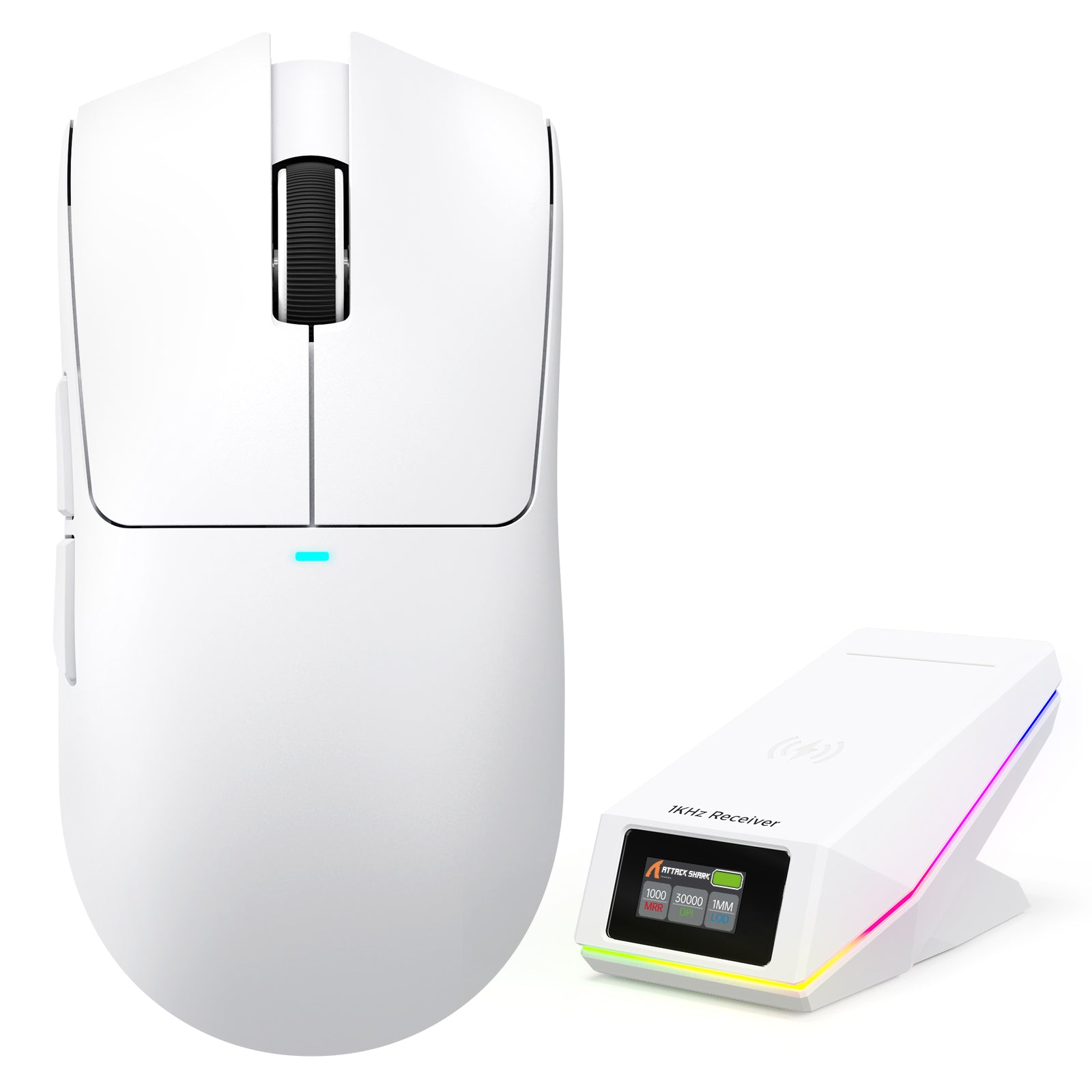ATTACK SHARK X11 PRO V2 Draadloze Gaming Muis met TFT Display Oplaadstation