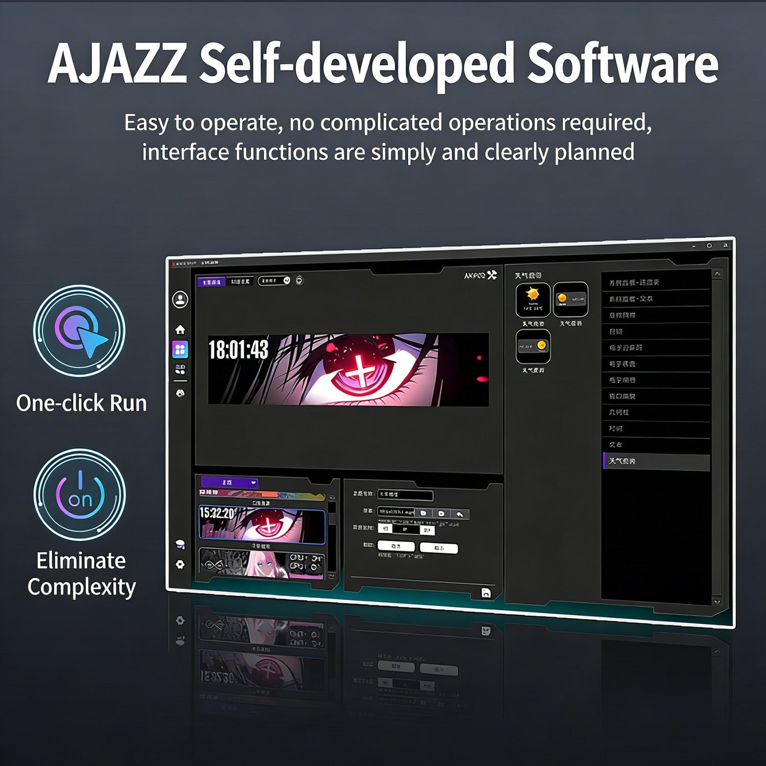 ATTACK SHARK x AJAZZ 9,2-inch IPS LCD Monitor