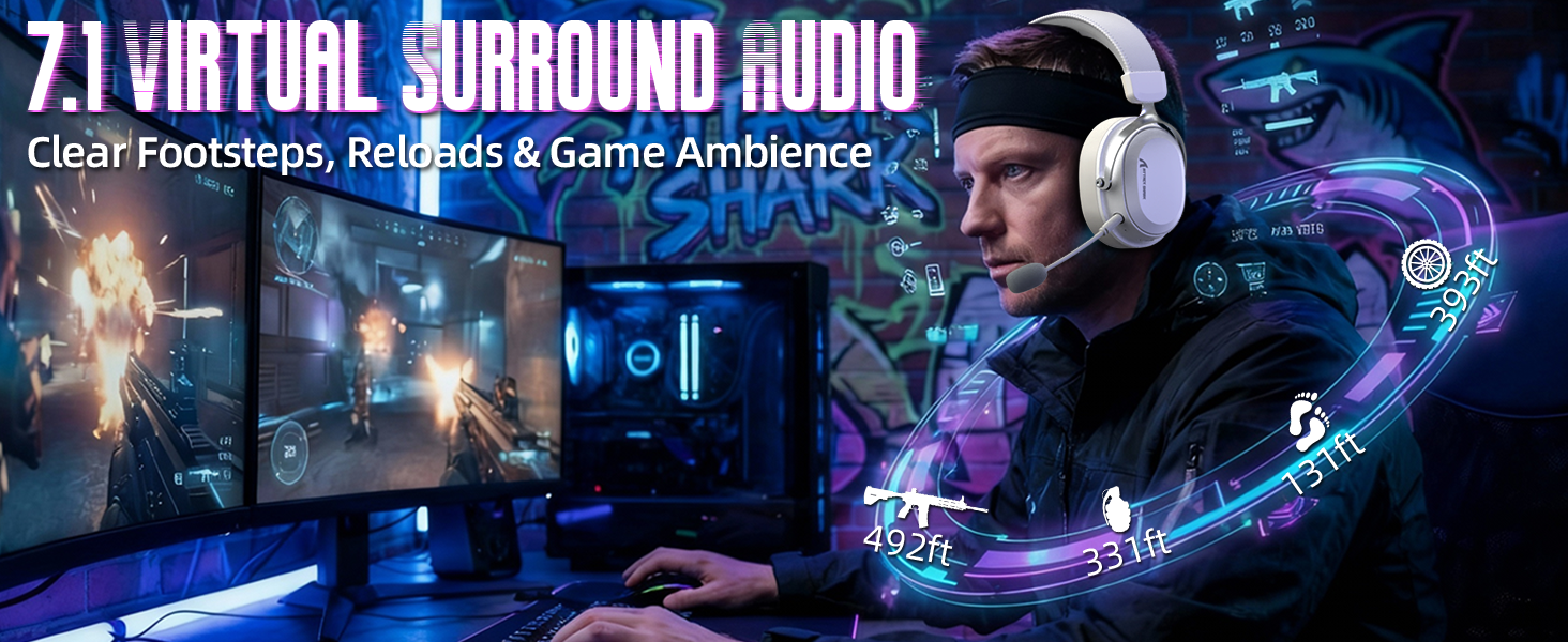 ATTACK SHARK L30PRO Wireless Gaming Headset