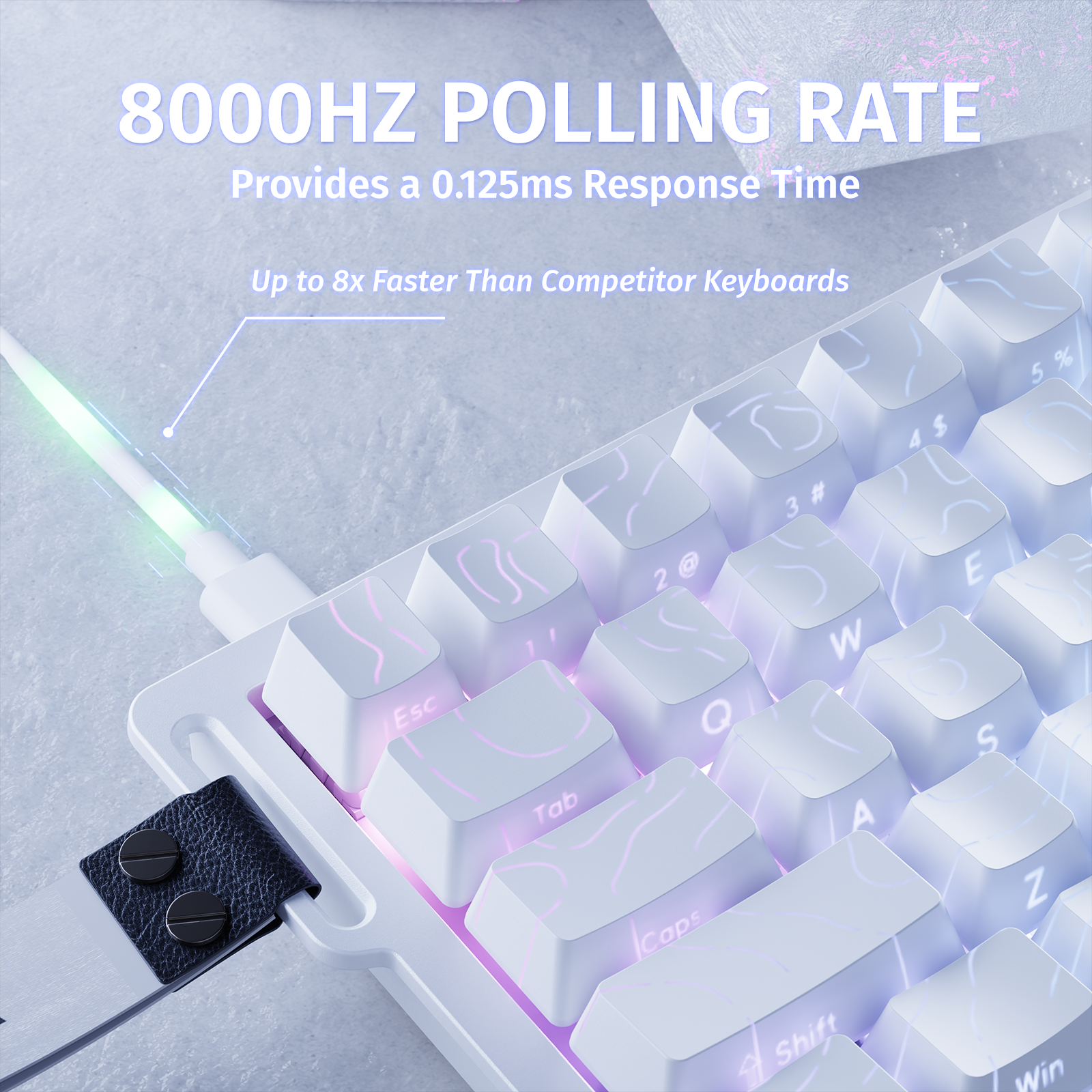ATTACK SHARK X68 HE keyboard, 8000Hz Polling Rate