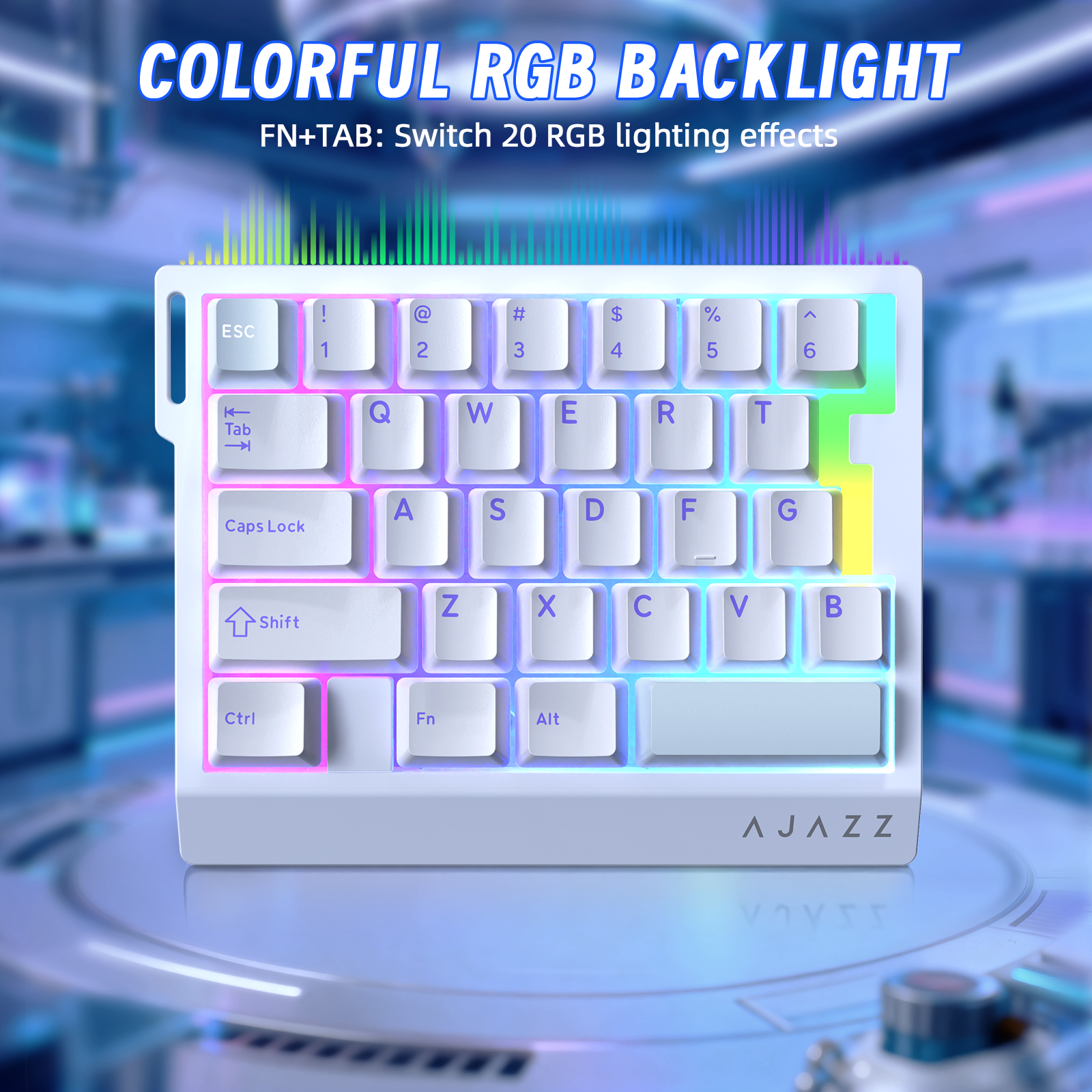 ATTACK SHARK X AJAZZ AK029 Bedraad Eenhandig Gaming Toetsenbord