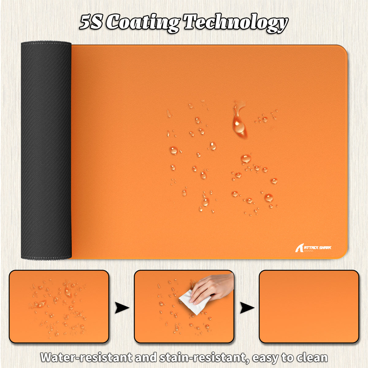 ATTACK SHARK CM02PRO eSport Gaming Muismat (900x400x4 MM)