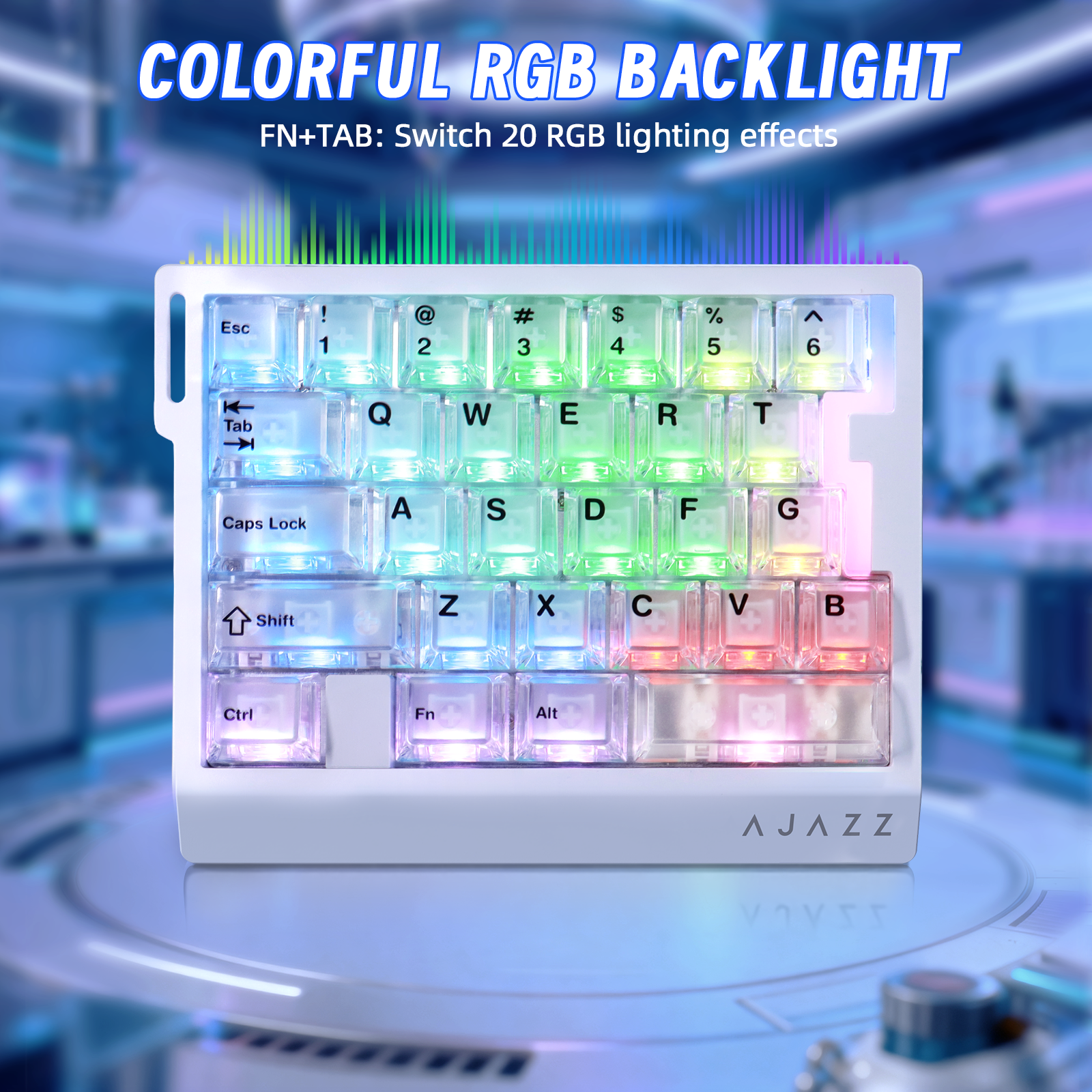 ATTACK SHARK X AJAZZ AK029 Bedraad Eenhandig Gaming Toetsenbord