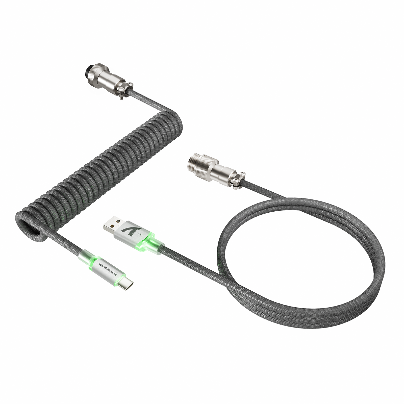 ATTACK SHARK C01ULTIMATE Opgerolde Kabel voor 8KHz Magnetisch Toetsenbord