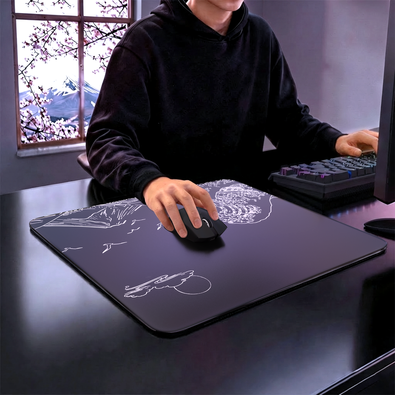 ATTACK SHARK CM05 Gehard Glas Gaming Muismat