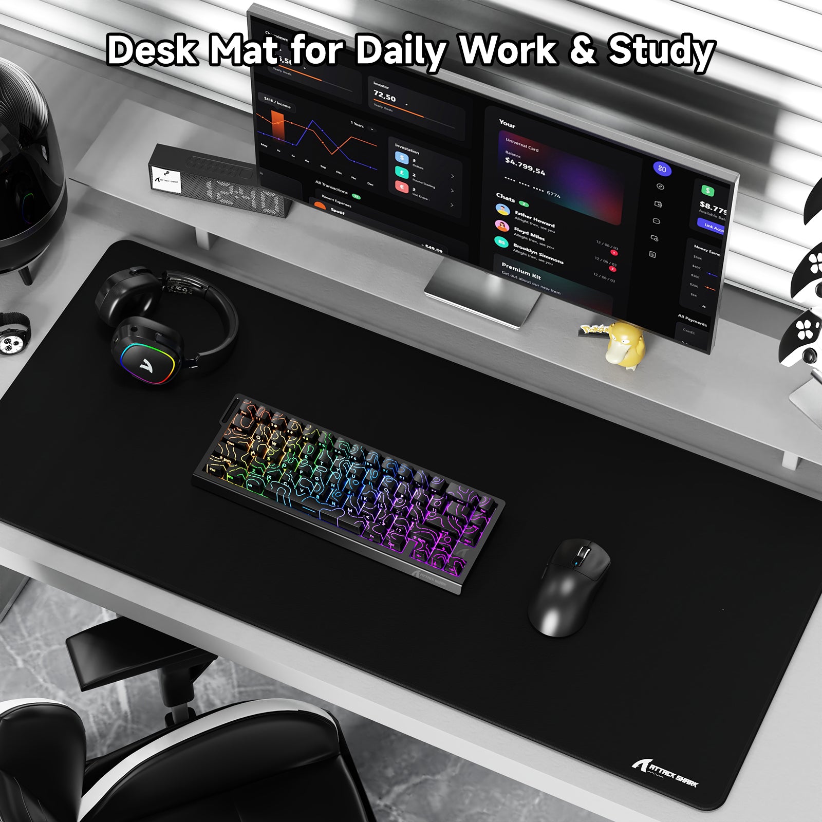 ATTACK SHARK CM02PRO eSport Gaming Muismat (900x400x4 MM)