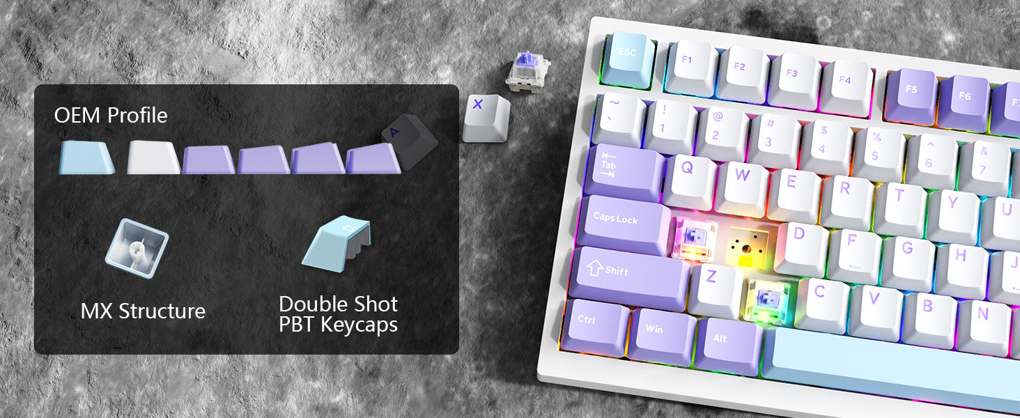 ATTACK SHARK X820Ultra Tri-mode Gasket Mechanical Keyboard