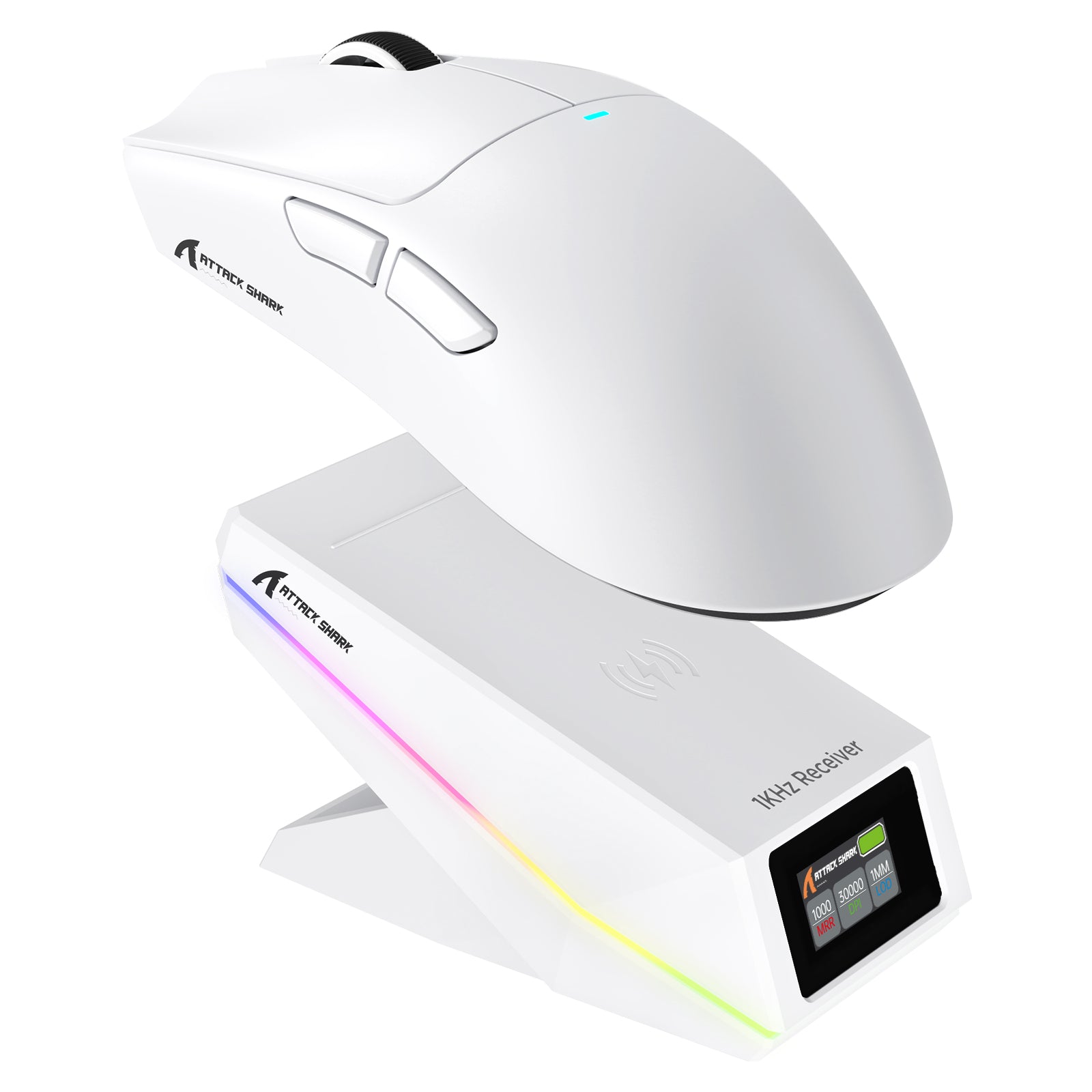 ATTACK SHARK X11 PRO V2 Draadloze Gaming Muis met TFT Display Oplaadstation