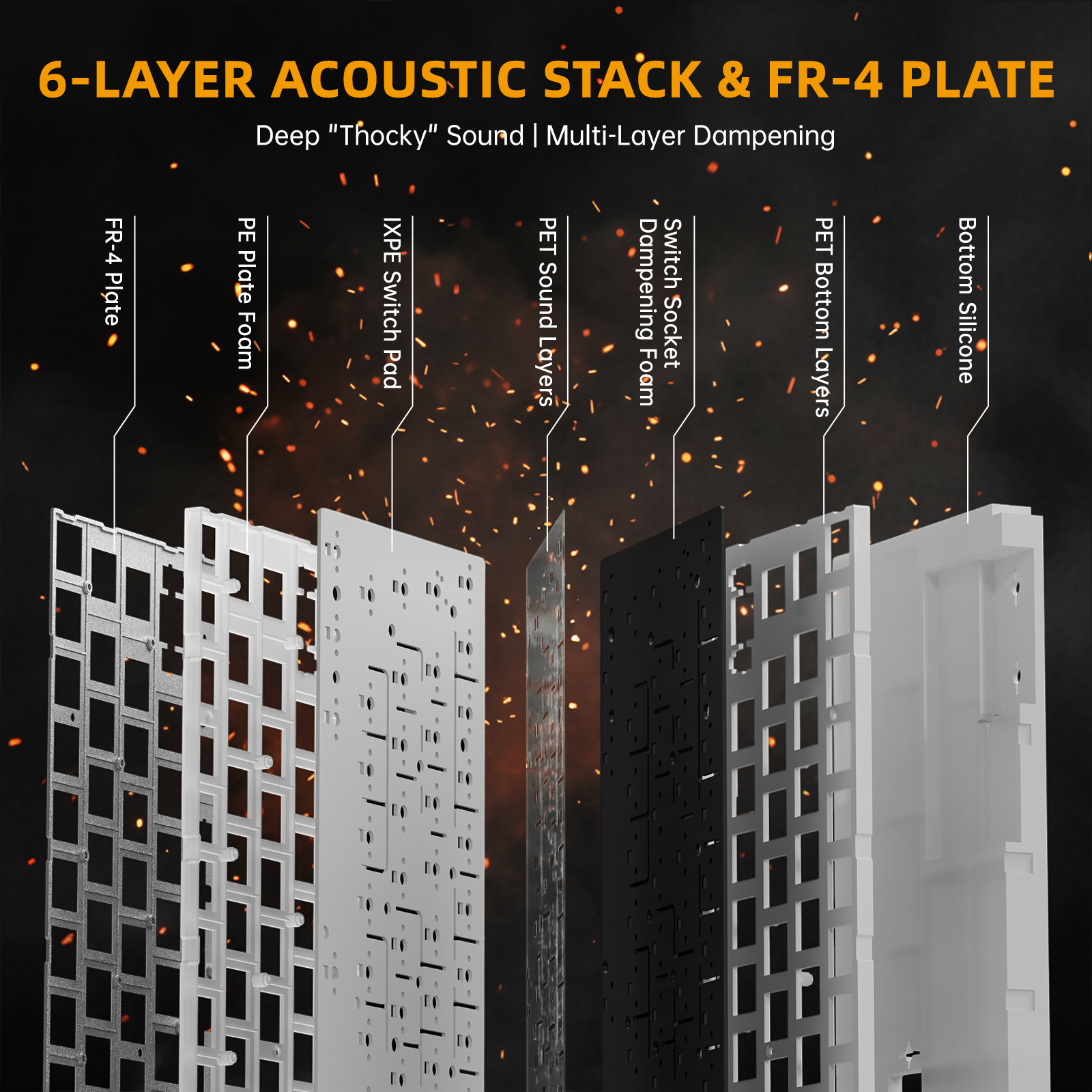 ATTACK SHARK R68 HE & R11 ULTRA Carbon Fiber Gaming Bundel Met C01 ULTRA Opgerolde Kabel