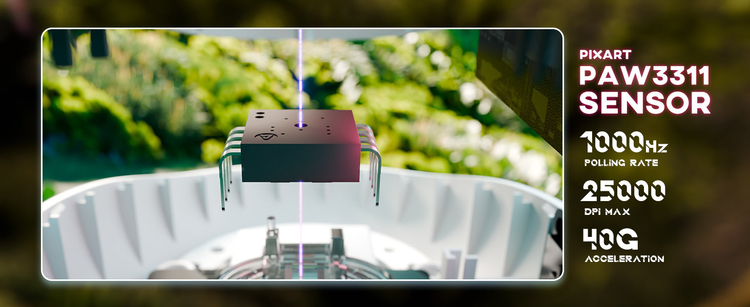 ATTACK SHARK G3 Tri-mode Wireless Gaming Mouse 25000 DPI Ultra Lightweight