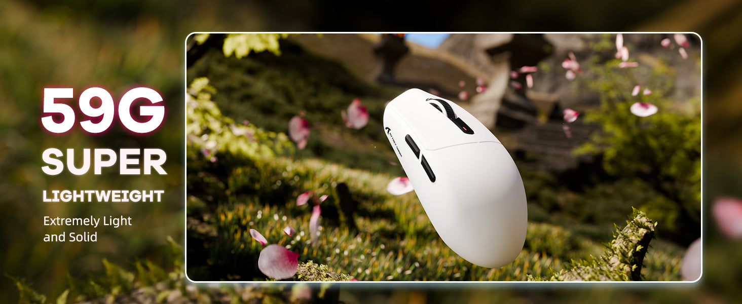 ATTACK SHARK G3 Tri-mode Wireless Gaming Mouse 25000 DPI Ultra Lightweight