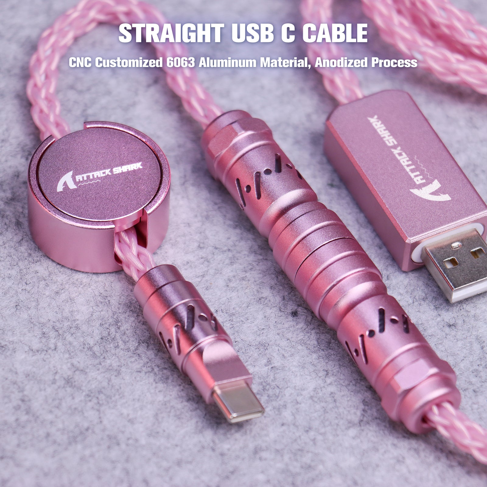 ATTACK SHARK C07 Aangepaste Aviator Kabel voor 8KHz Magnetisch Toetsenbord
