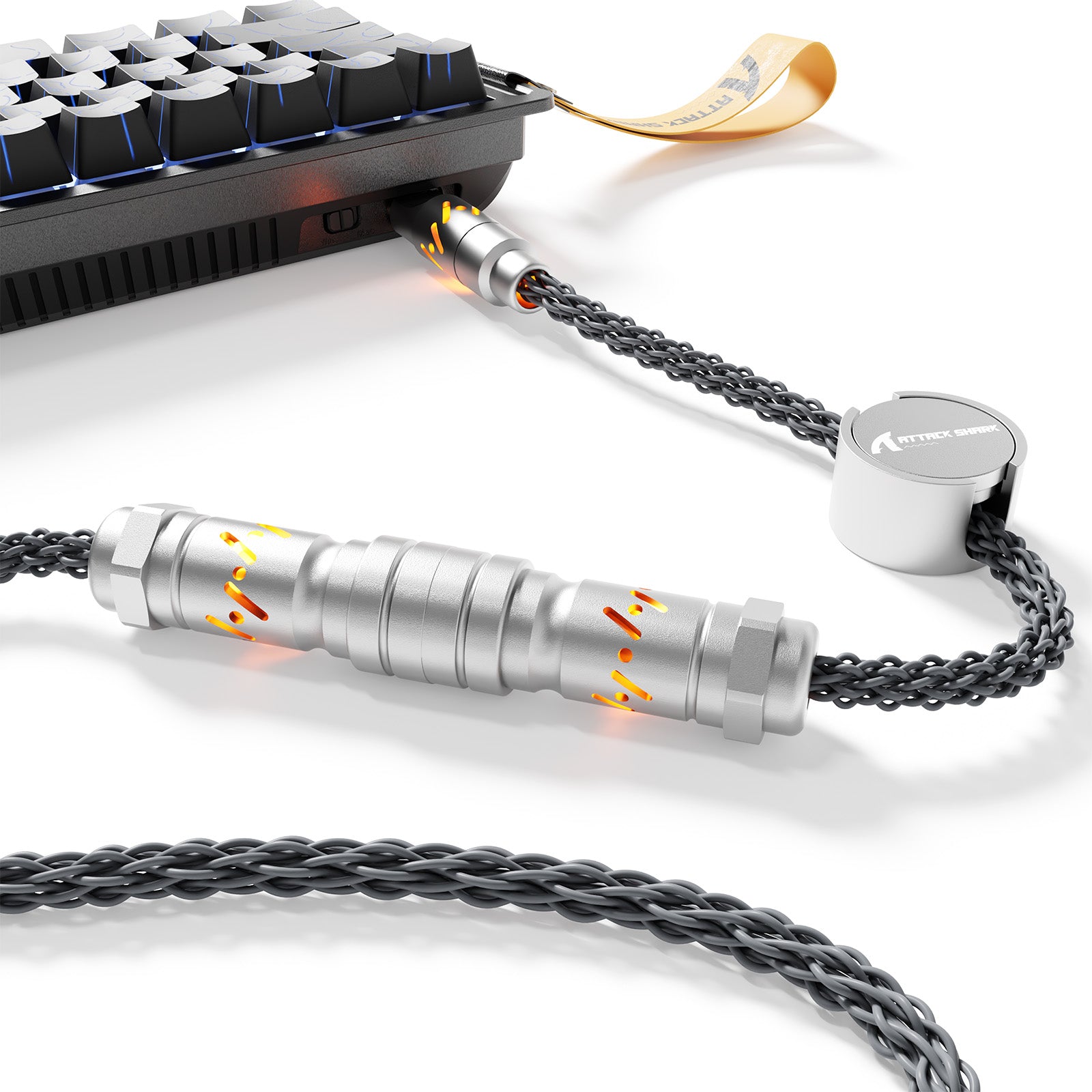 ATTACK SHARK C07 Aangepaste Aviator Kabel voor 8KHz Magnetisch Toetsenbord