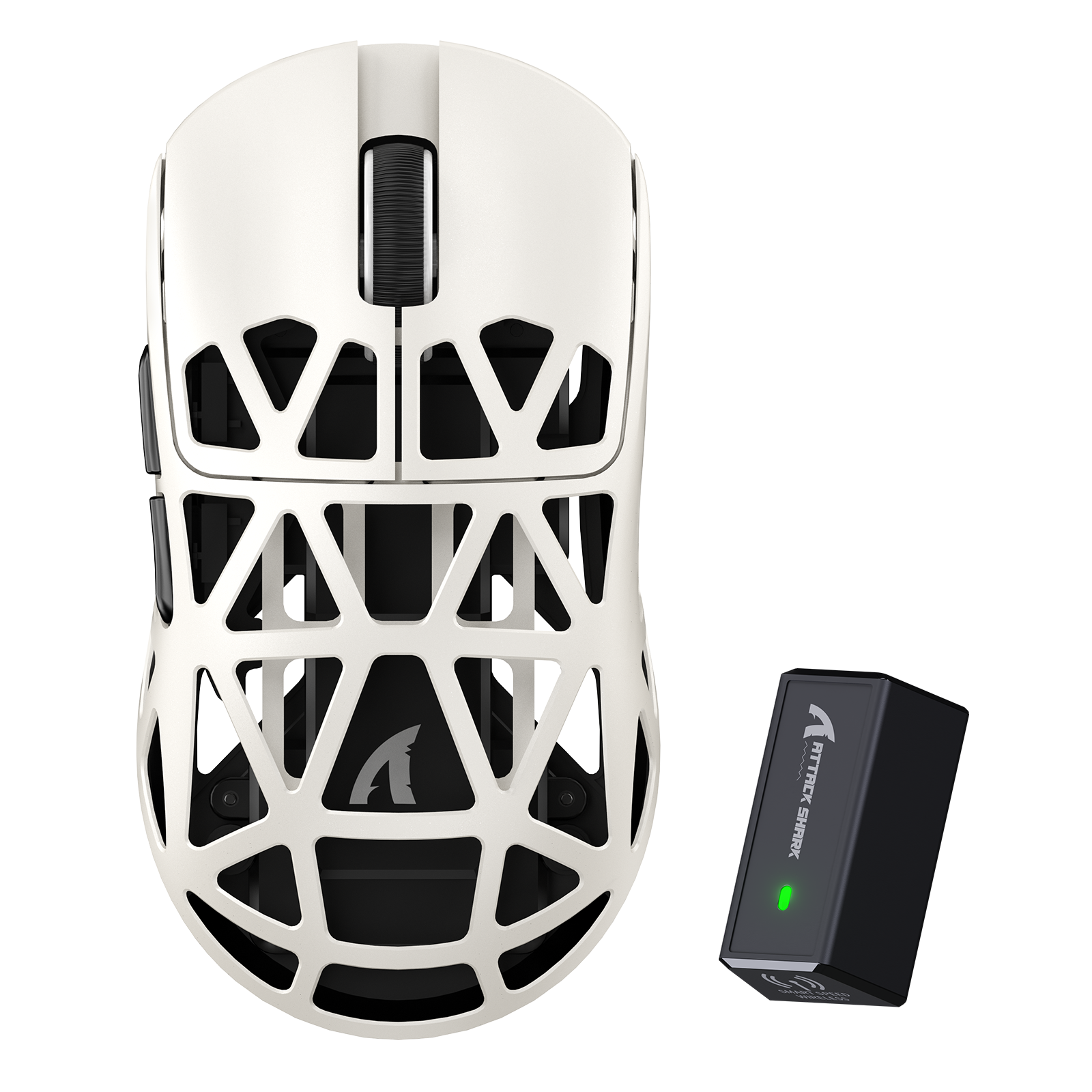 ATTACK SHARK R2 Magnesiumlegering PAW3950 Gaming Muis 8K (Oplaaddock Niet Inbegrepen)