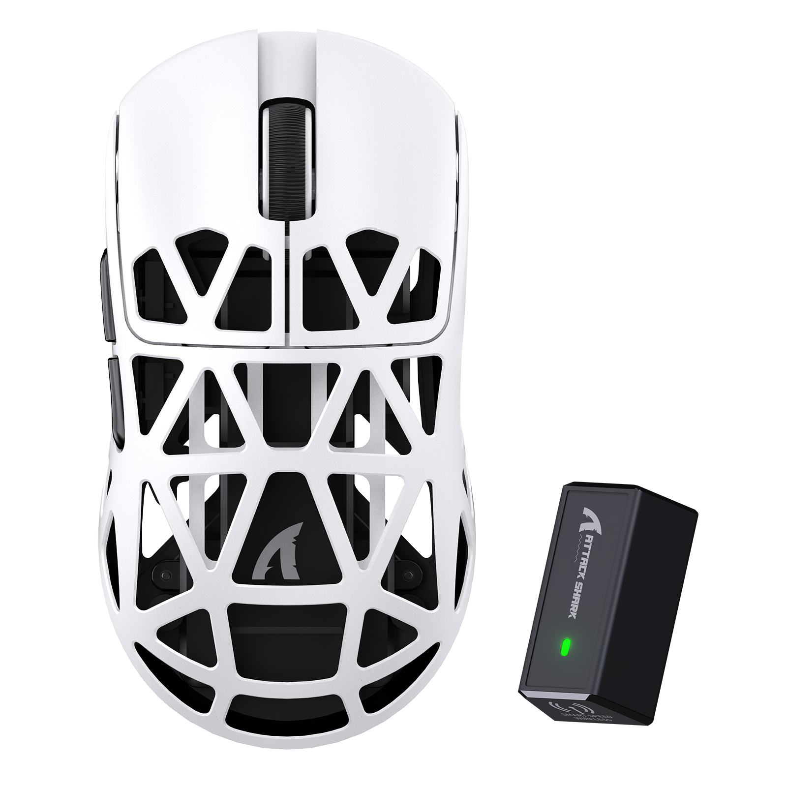 ATTACK SHARK R2 Magnesiumlegering PAW3950 Gaming Muis 8K (Oplaaddock Niet Inbegrepen)