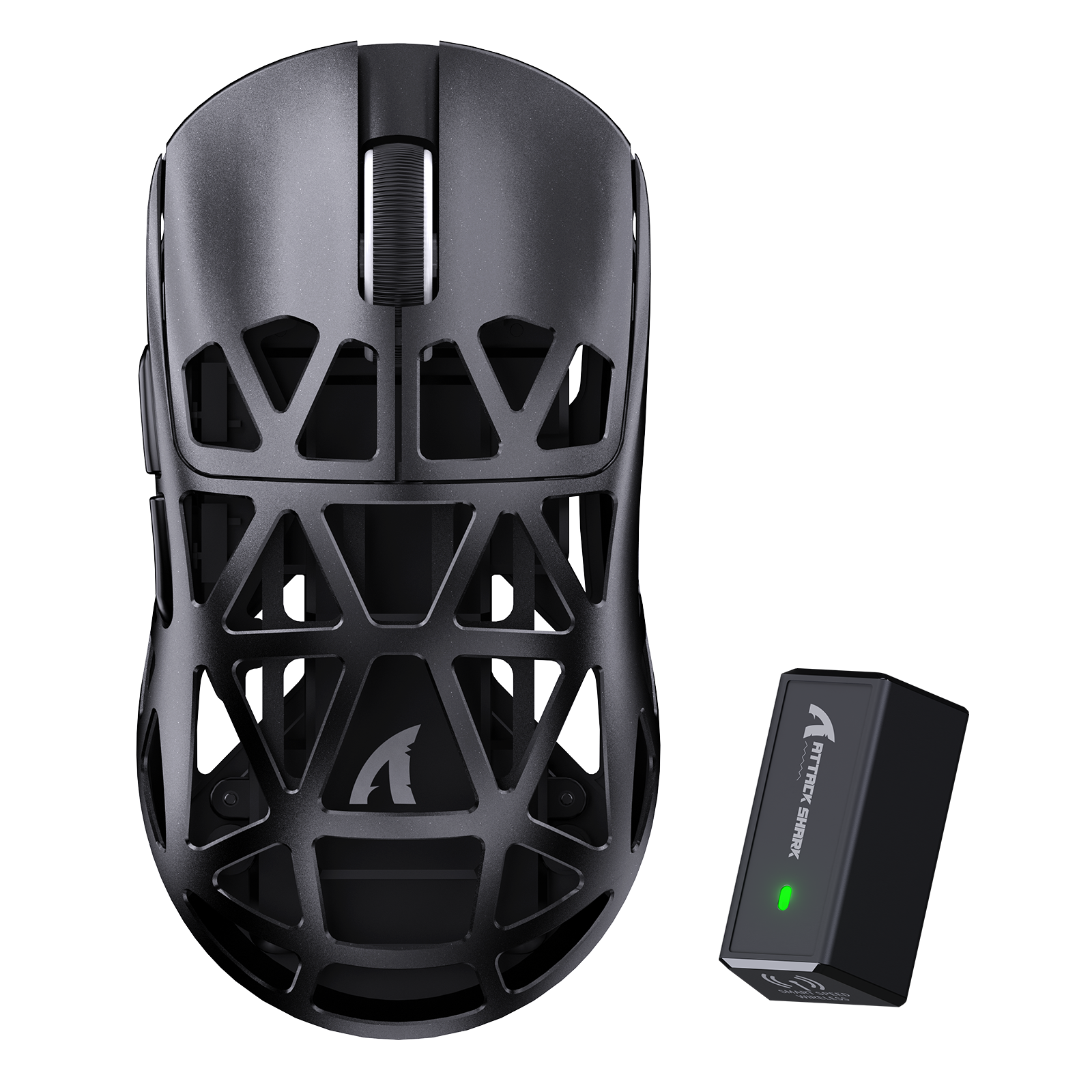 ATTACK SHARK R2 Magnesiumlegering PAW3950 Gaming Muis 8K (Oplaaddock Niet Inbegrepen)