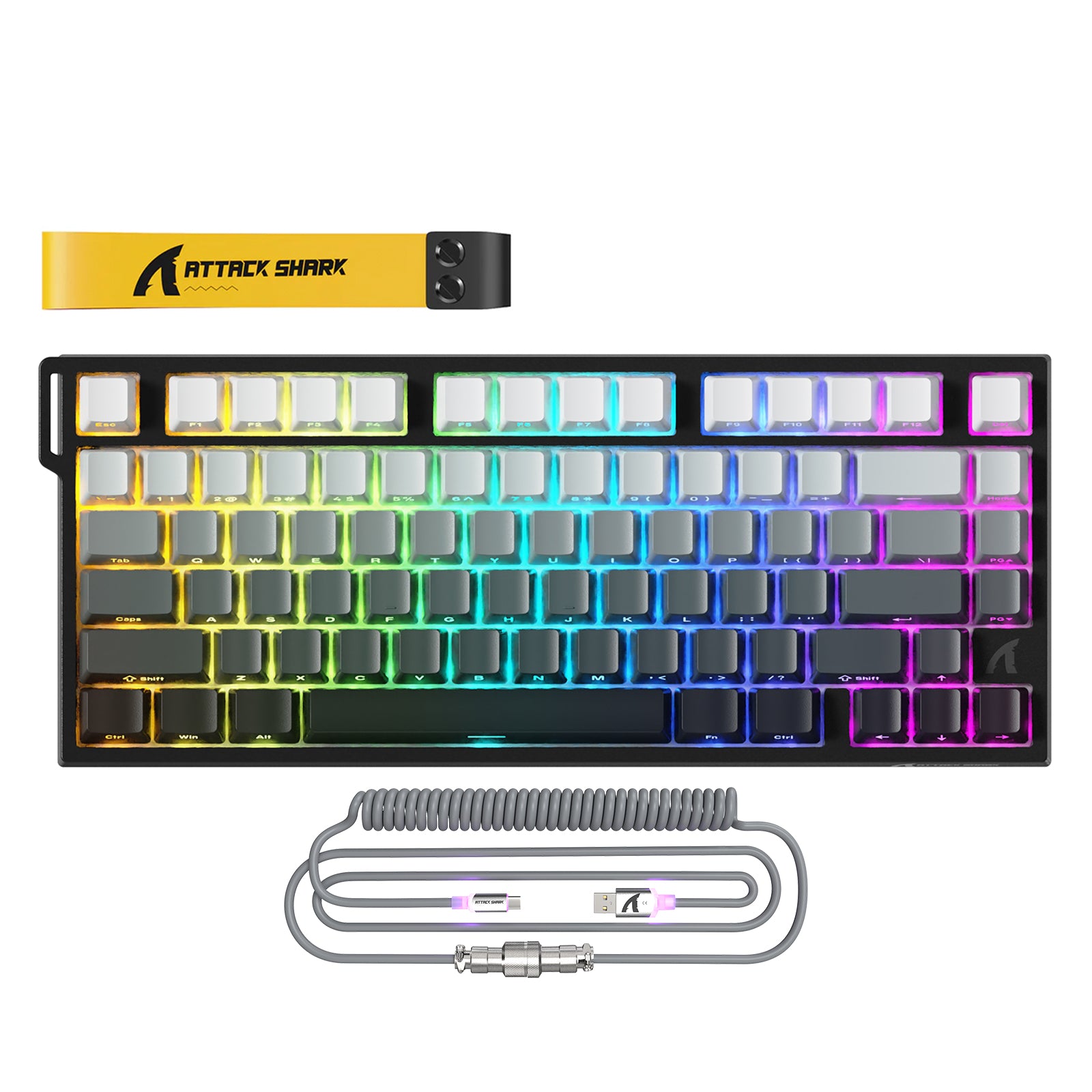 ATTACK SHARK R82 HE Bedraad 75% Gaming Toetsenbord met C01ULTRA LED Kabel