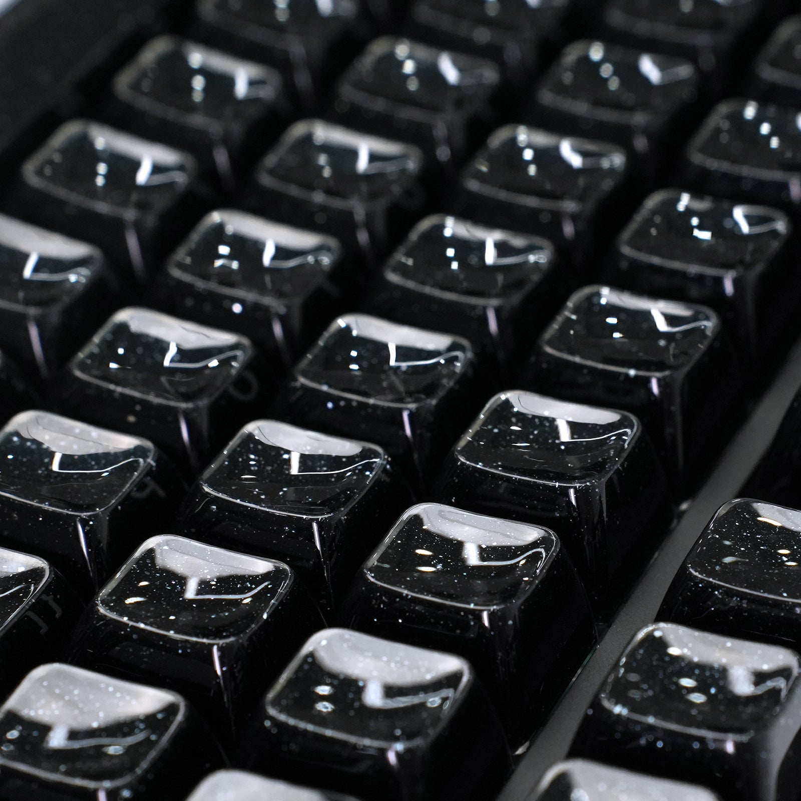 ATTACK SHARK SK03 136 toetsen, kristallen keycaps, ASA-profiel, ANSI/ISO