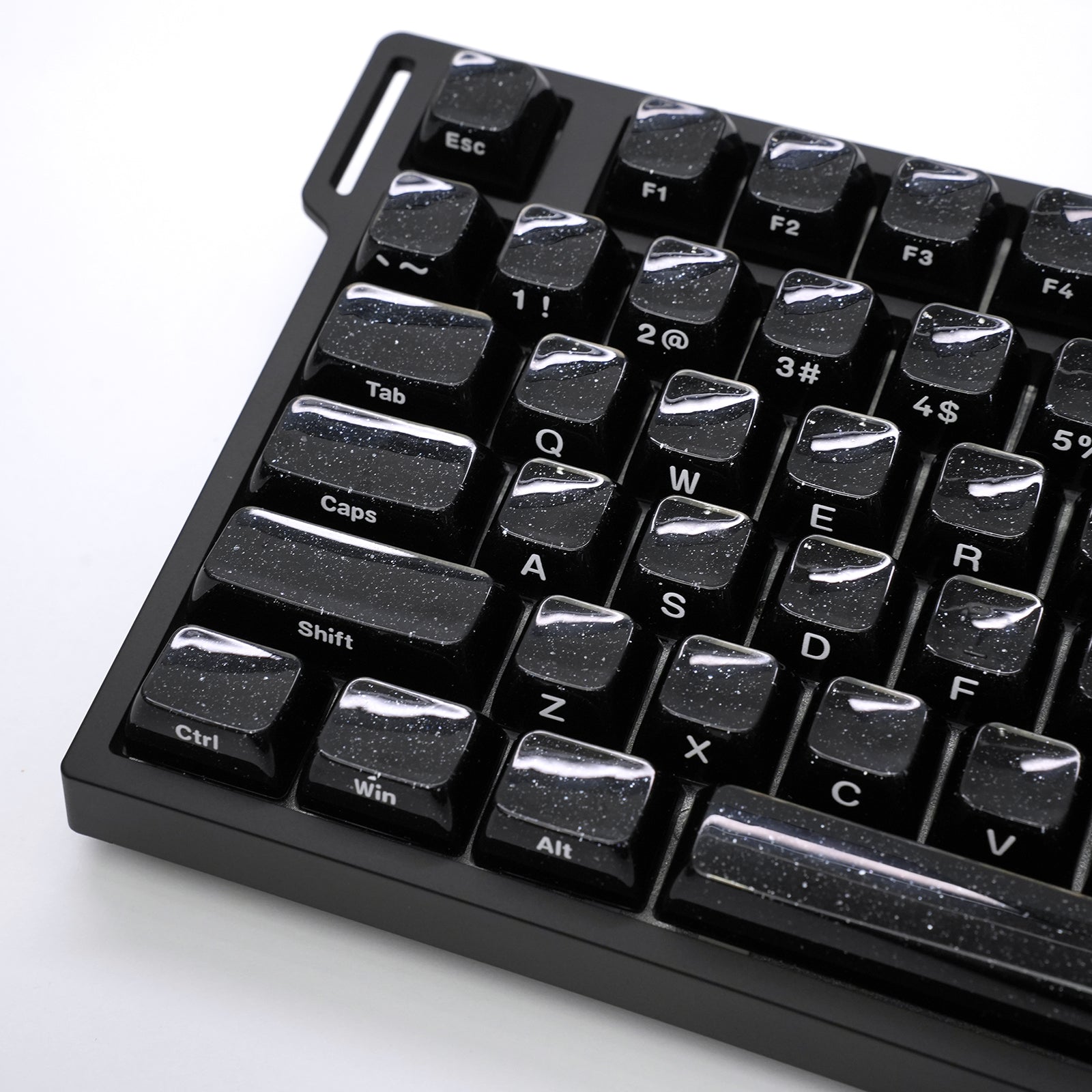 ATTACK SHARK SK03 136 toetsen, kristallen keycaps, ASA-profiel, ANSI/ISO